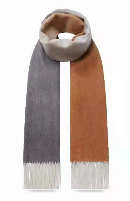 Pink Blue Grey Cashmere Scarf