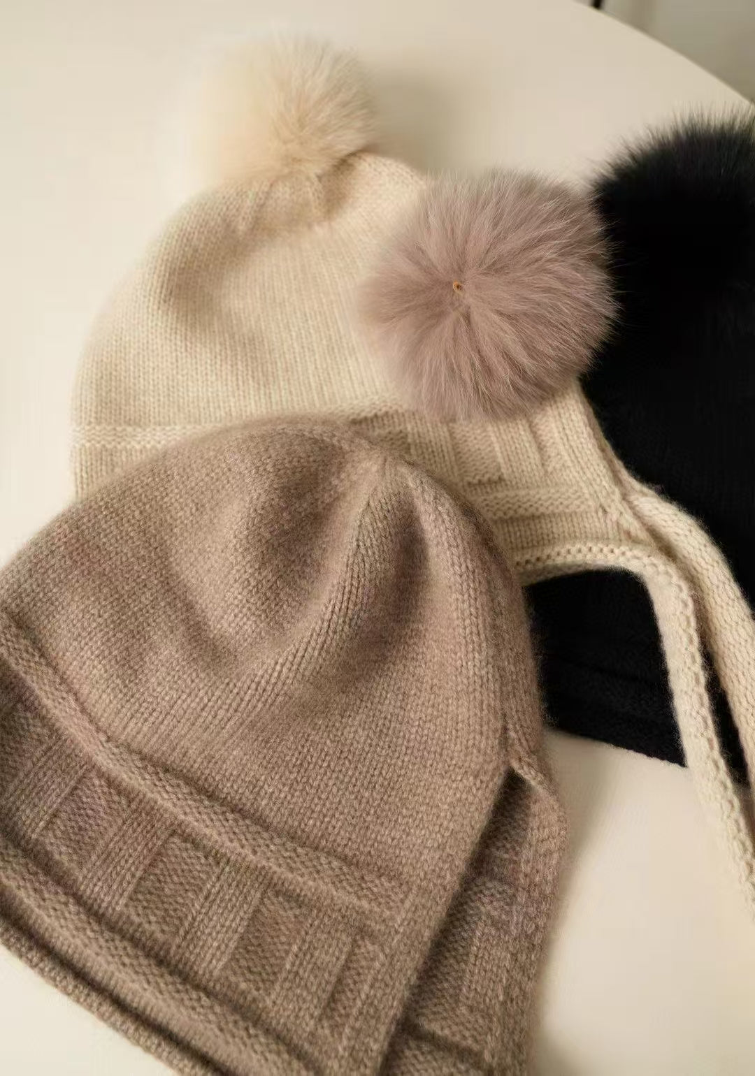Fuzzy Loop Beanies