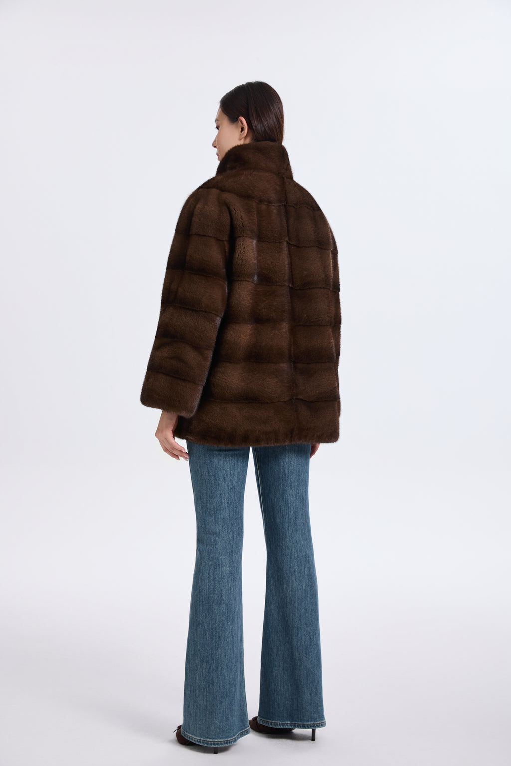 BROWN LH MINK JACKET, REV.