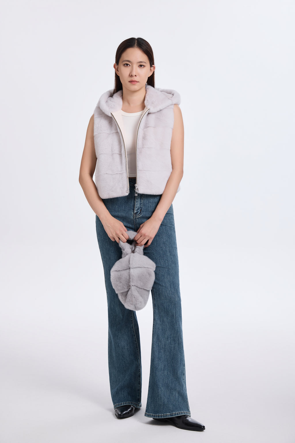 VIOLET LH MINK WITH HOOD