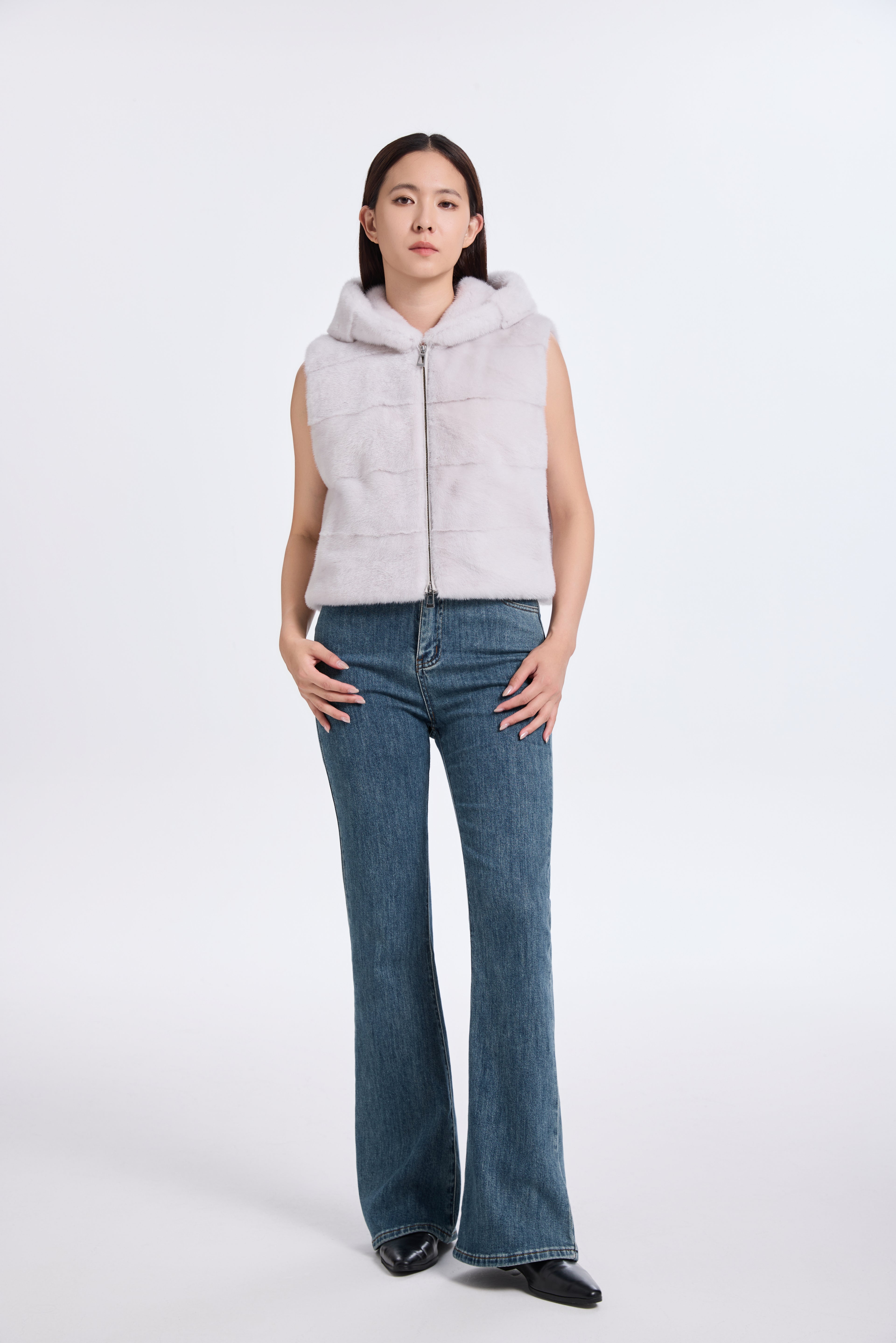 VIOLET LH MINK WITH HOOD