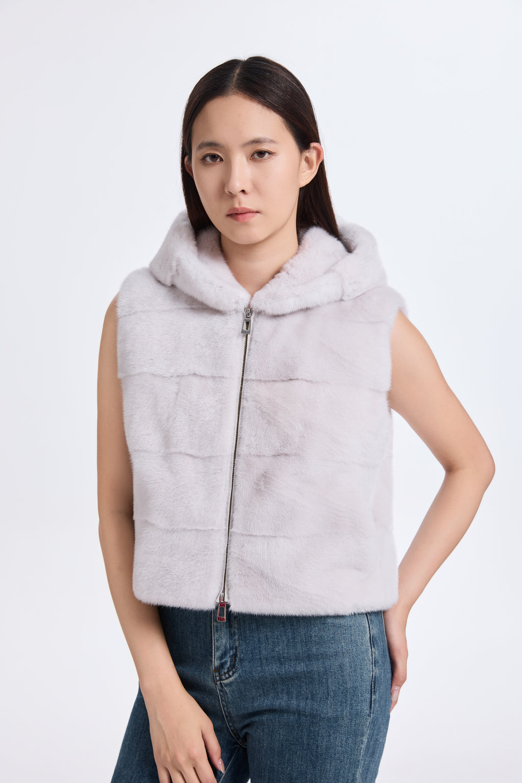 VIOLET LH MINK WITH HOOD