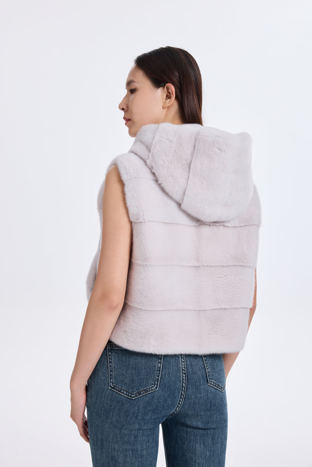 VIOLET LH MINK WITH HOOD