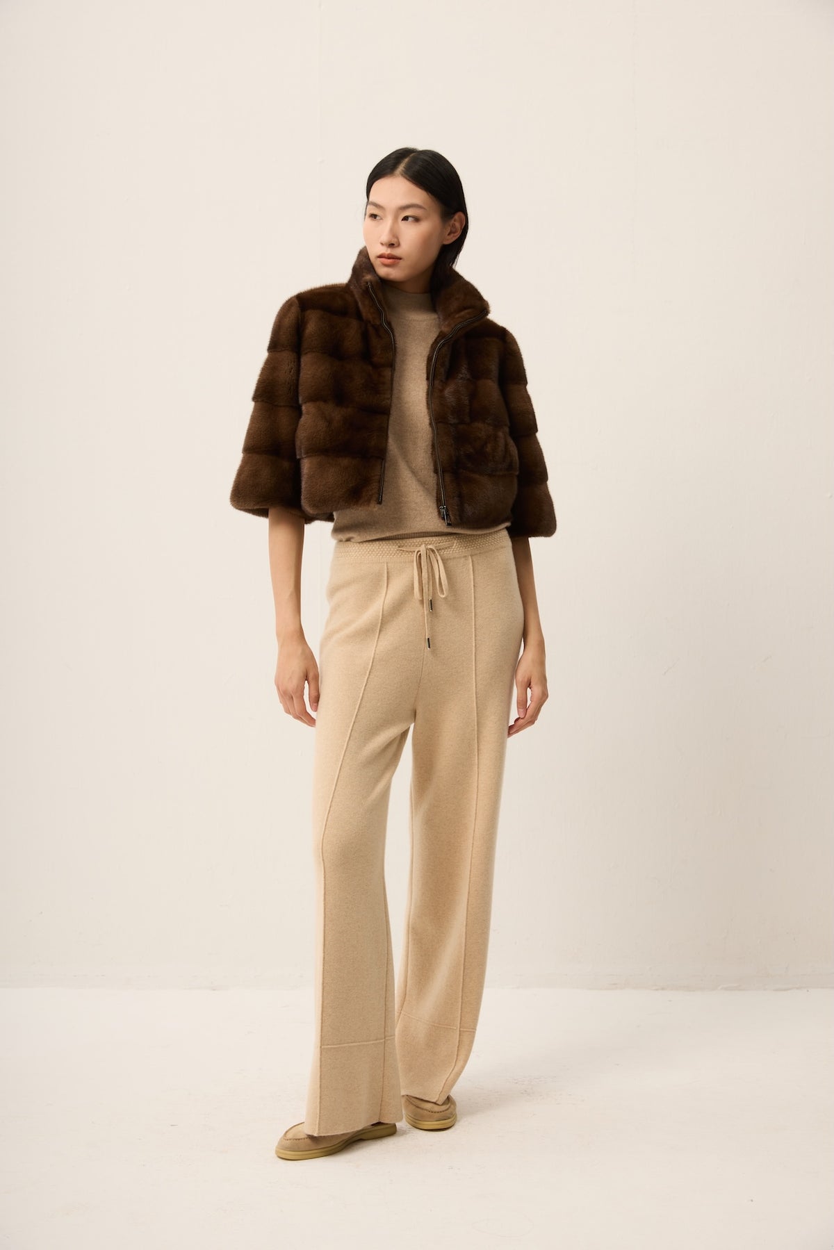 BROWN MINK JACKET