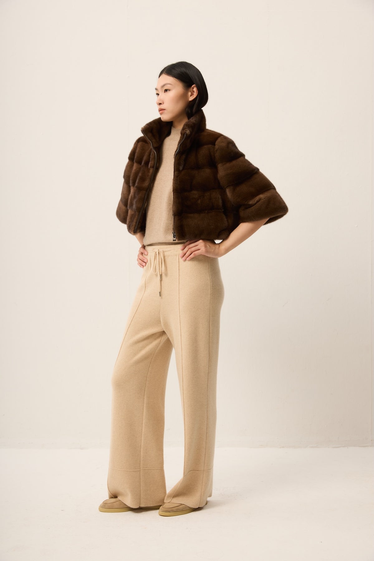 BROWN MINK JACKET