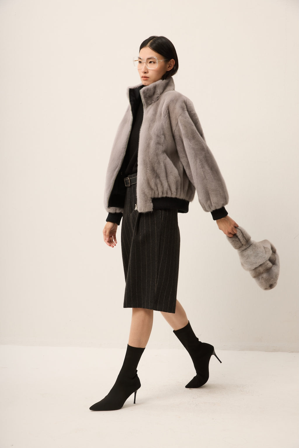 REVERSIBLE SAPPHIRE MINK JACKET