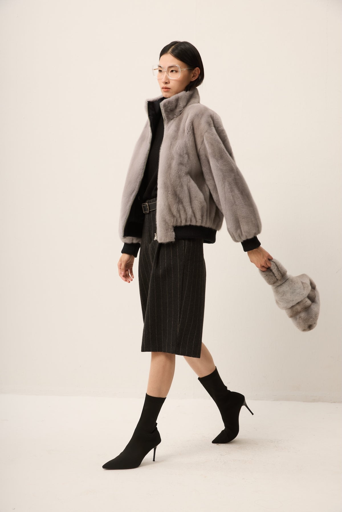 REVERSIBLE SAPPHIRE MINK JACKET