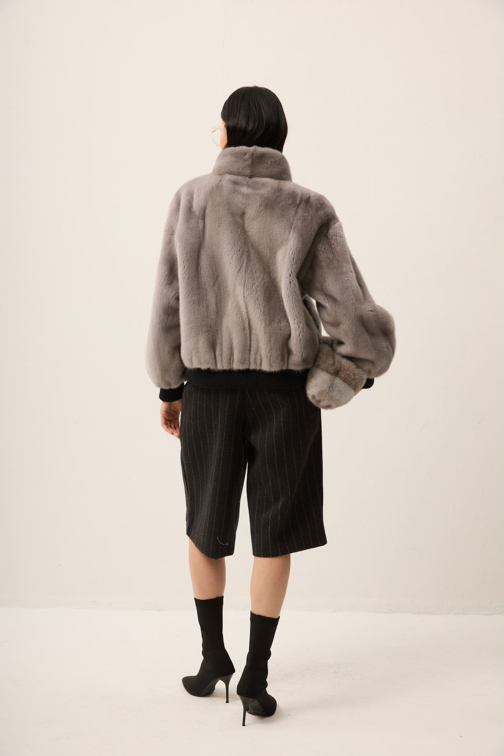 REVERSIBLE SAPPHIRE MINK JACKET