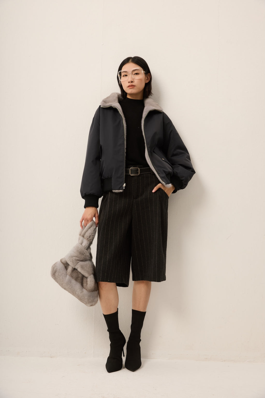REVERSIBLE SAPPHIRE MINK JACKET