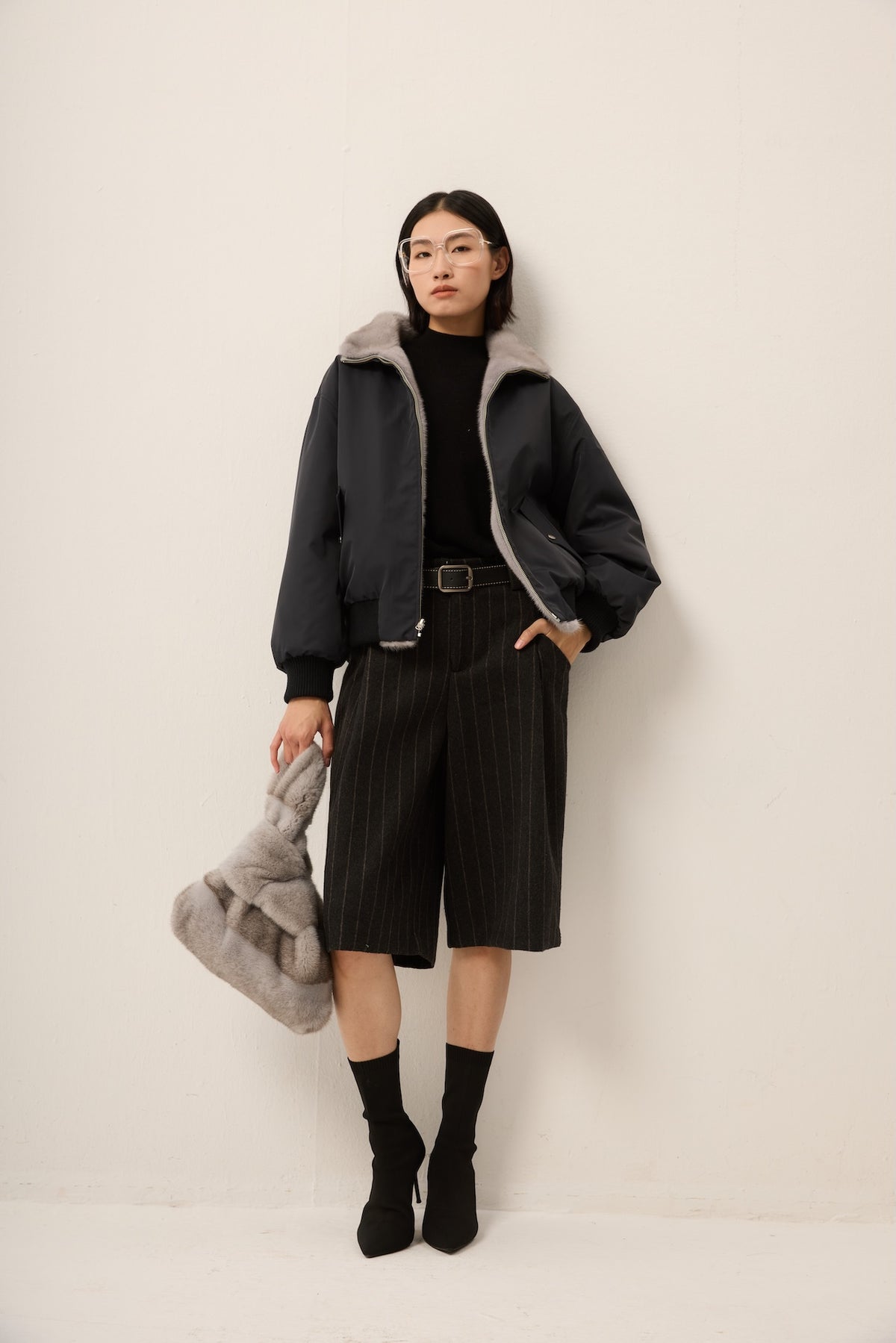 REVERSIBLE SAPPHIRE MINK JACKET