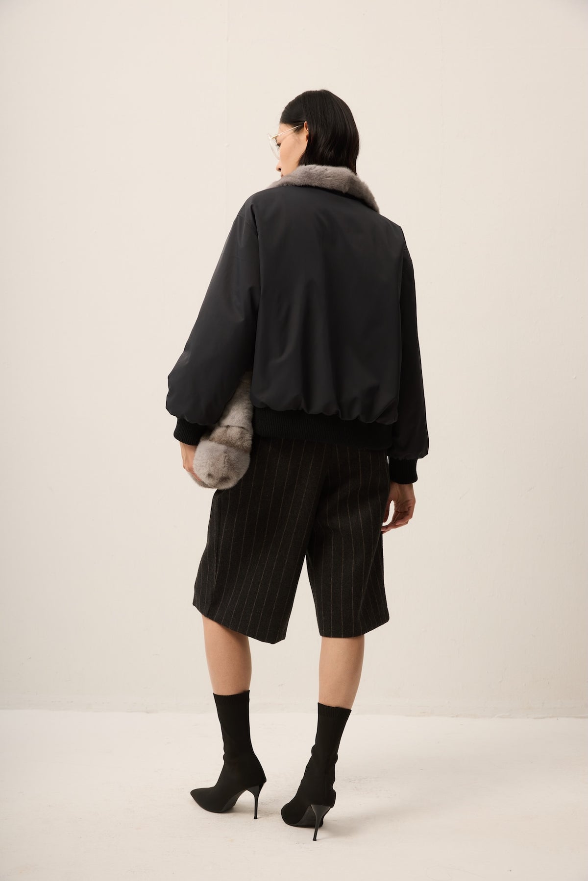 REVERSIBLE SAPPHIRE MINK JACKET