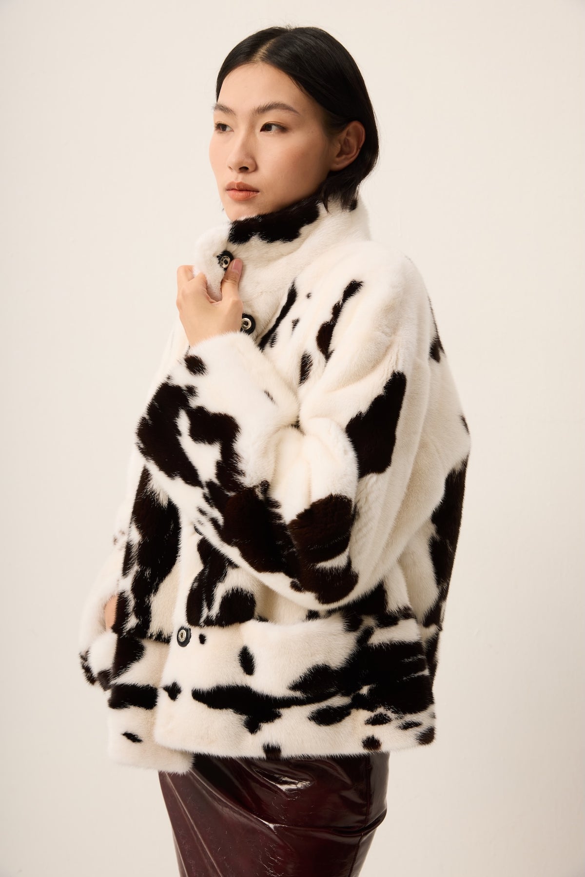 REVERSIBLE JAGUAR MINK JACKET