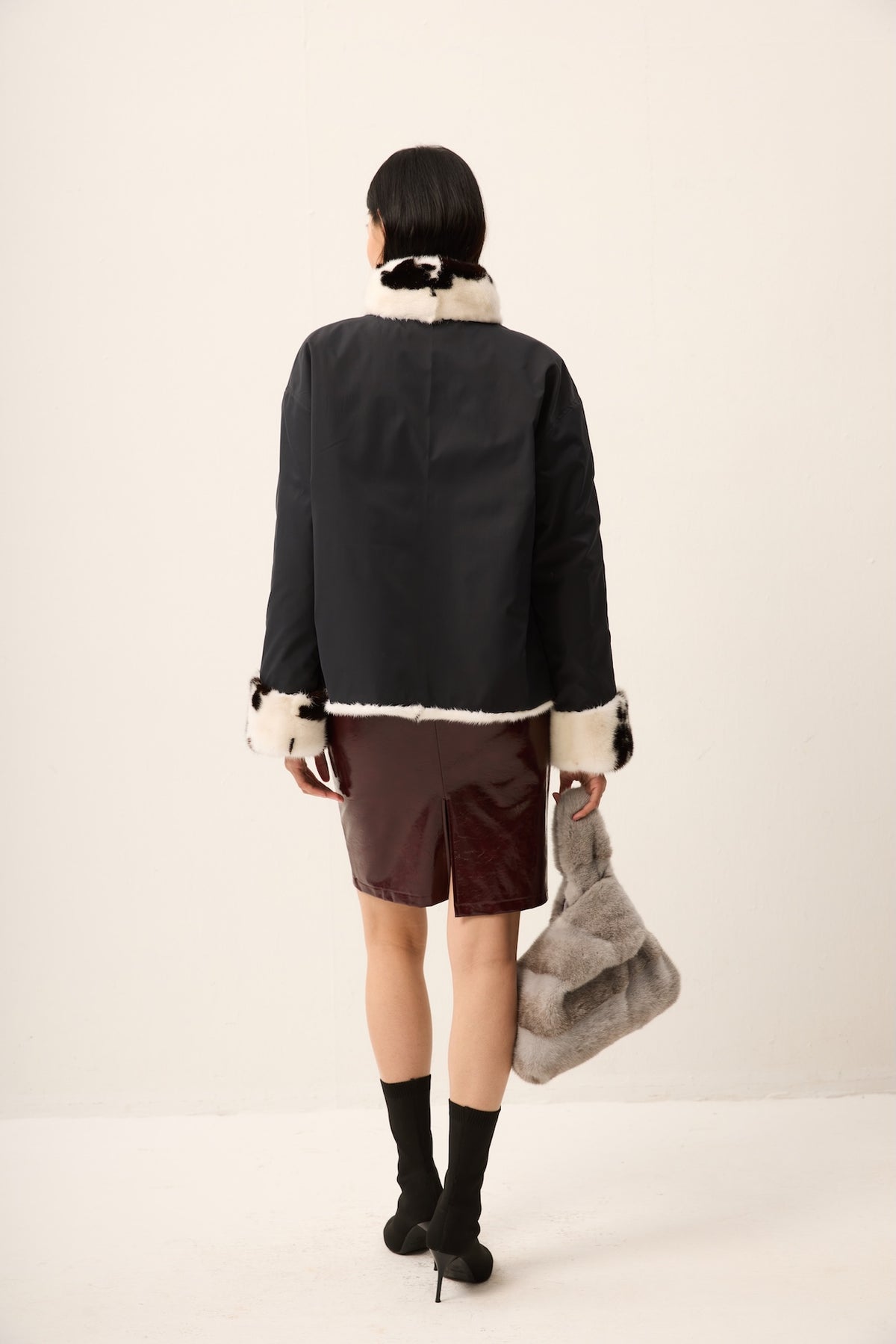 REVERSIBLE JAGUAR MINK JACKET