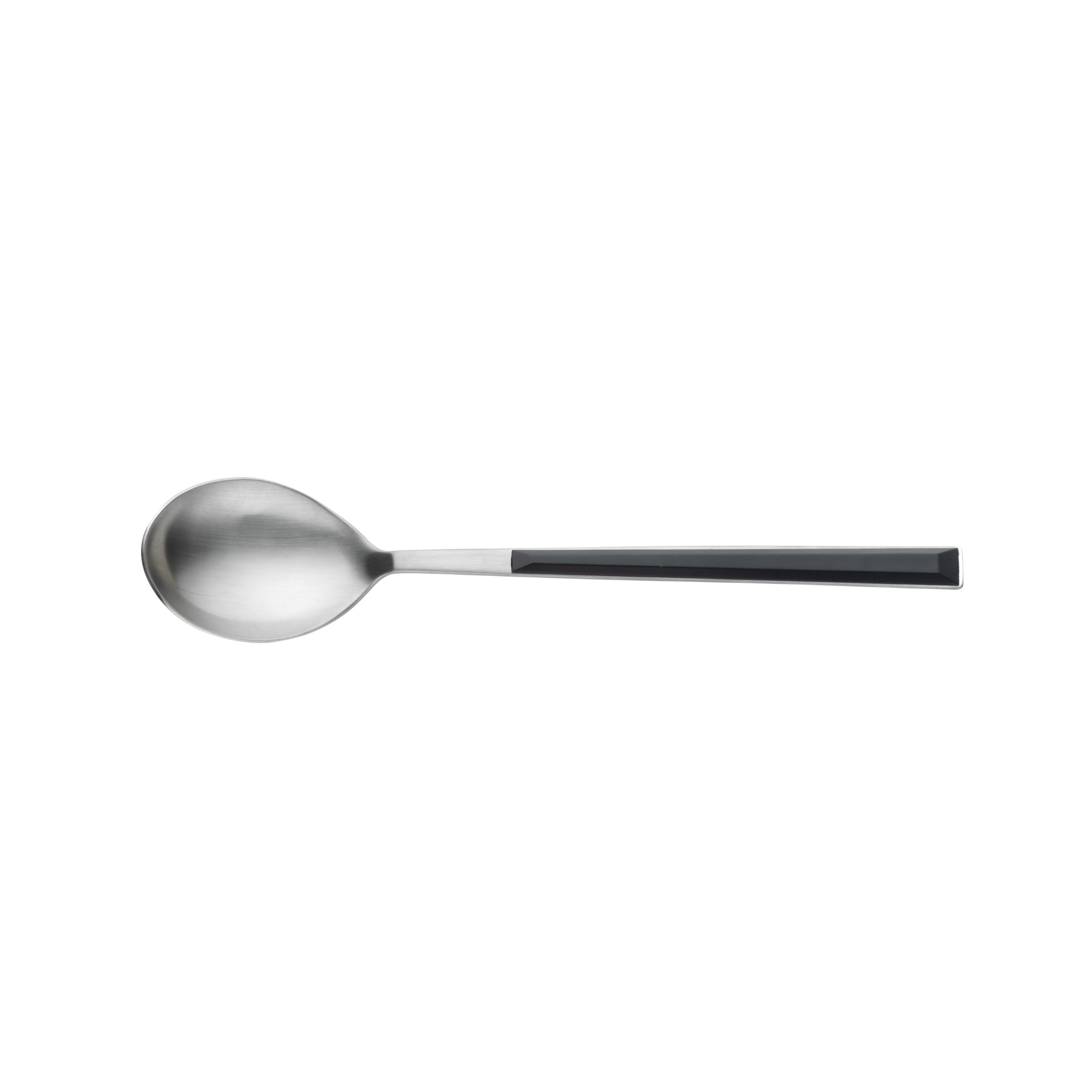 PINTINOX TABLE SPOON SUSHI PRO BLACK 18/10 - STAIN. STEEL WITH ABS HANDLE