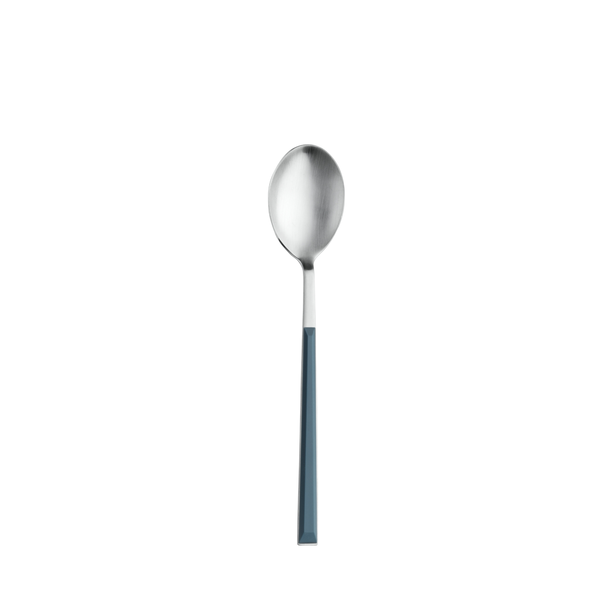 PINTINOX DESSERT SPOON SUSHI PRO BLUE 18/10 - STAIN. STEEL WITH ABS HANDLE