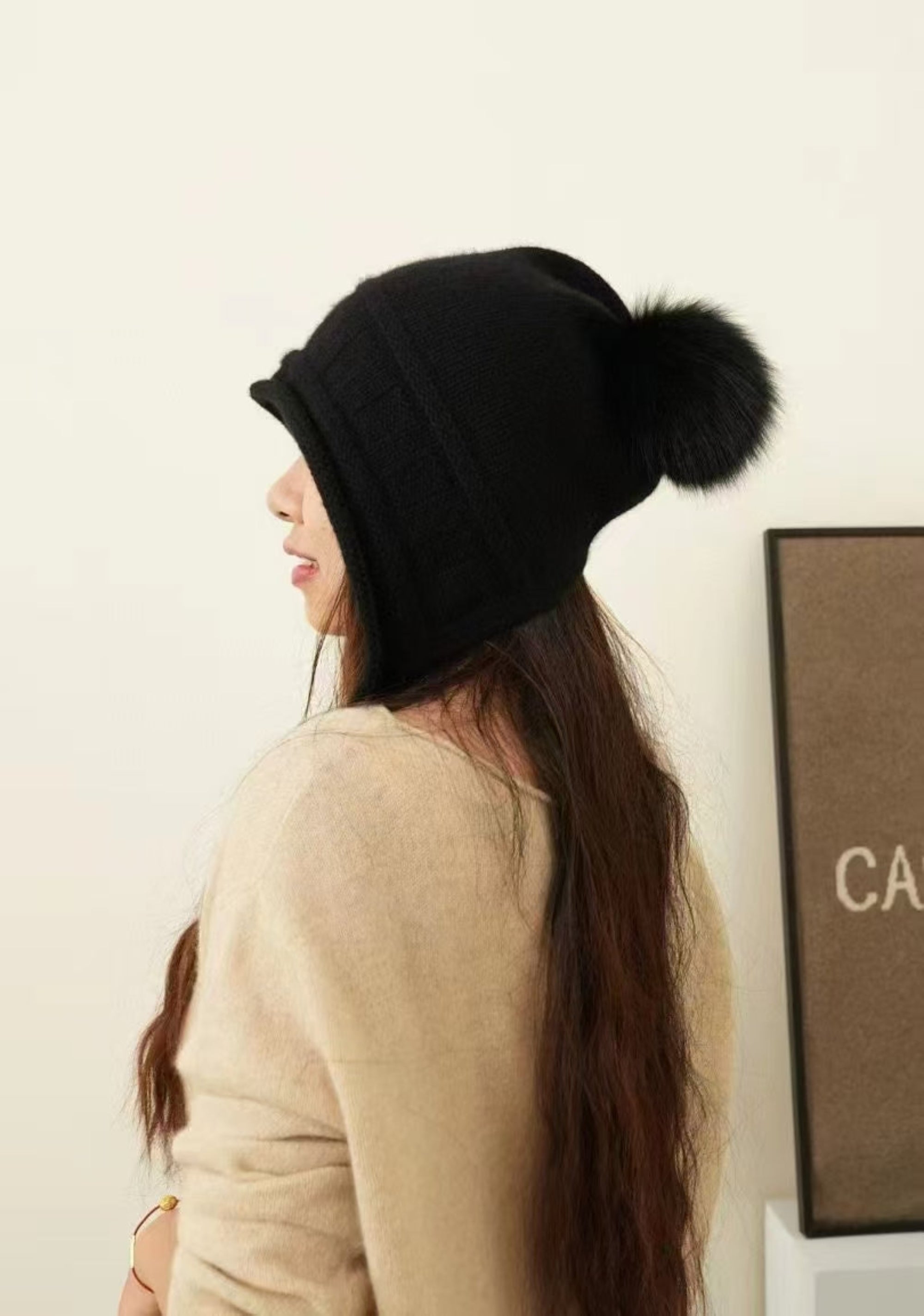 Fuzzy Loop Beanies