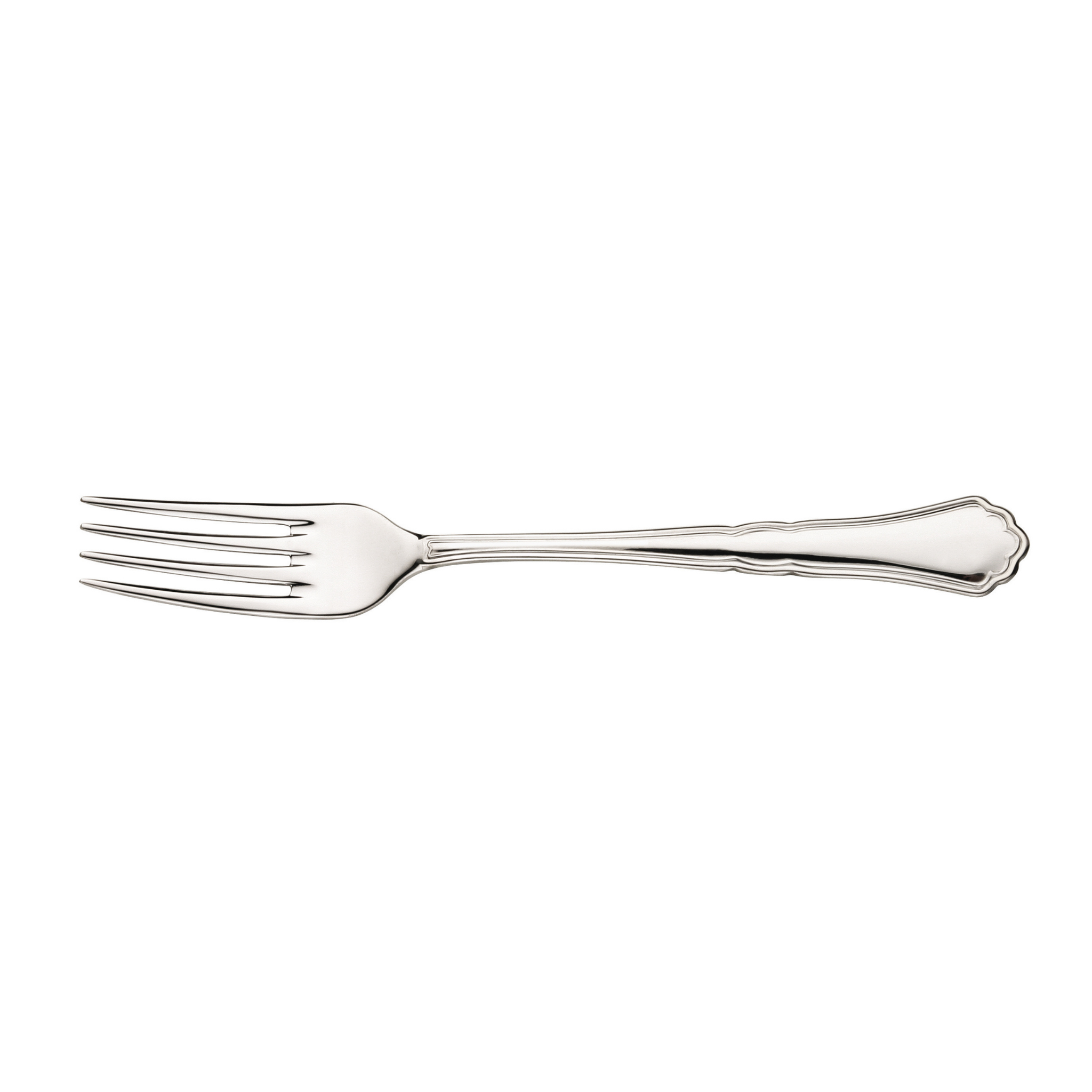 PINTINOX SERVING FORK STAIN. STEEL SETTECENTO STYLE