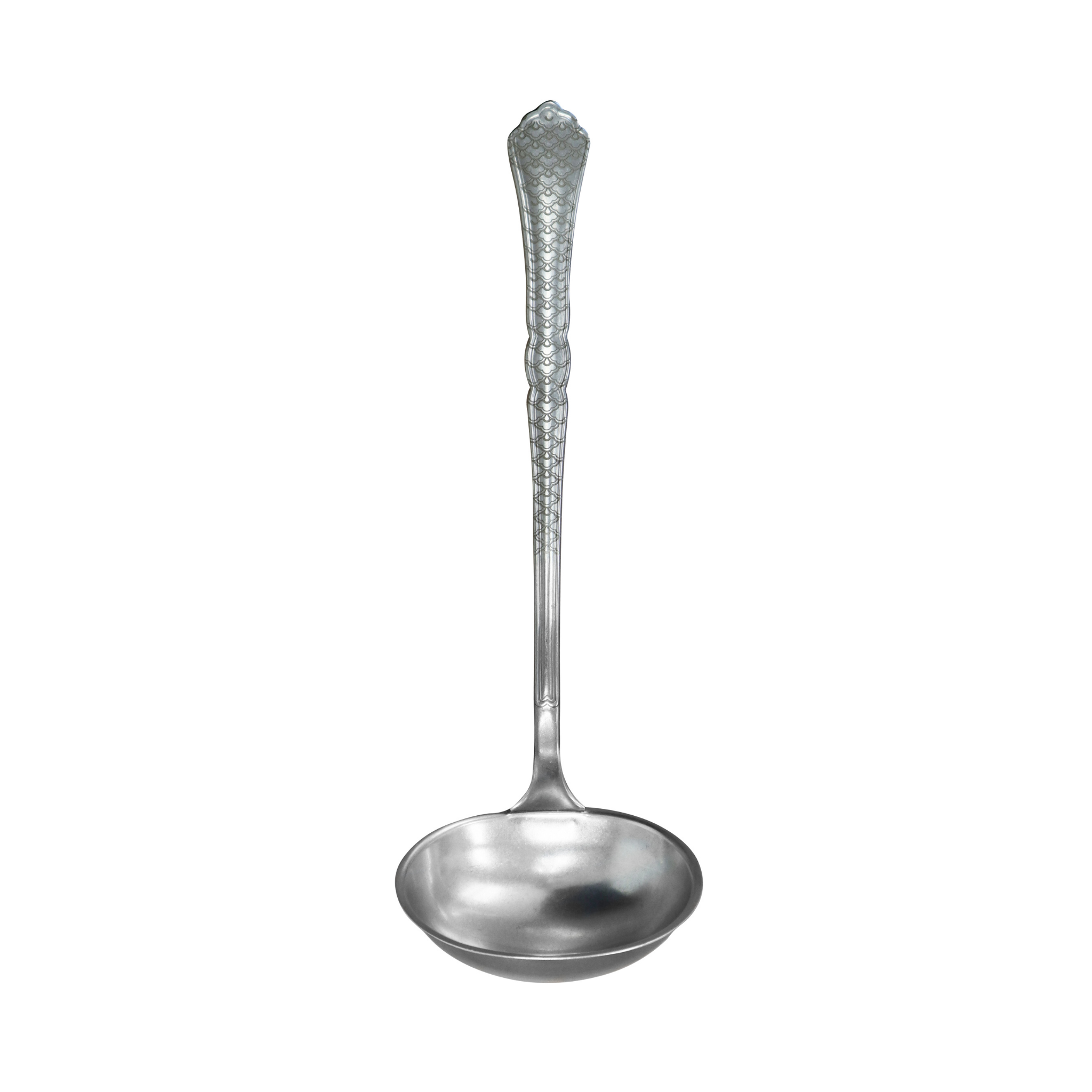 PINTINOX SOUP LADLE SETTECENTO TXT COLLECTION - HANDLE WITH LASER DECORATION