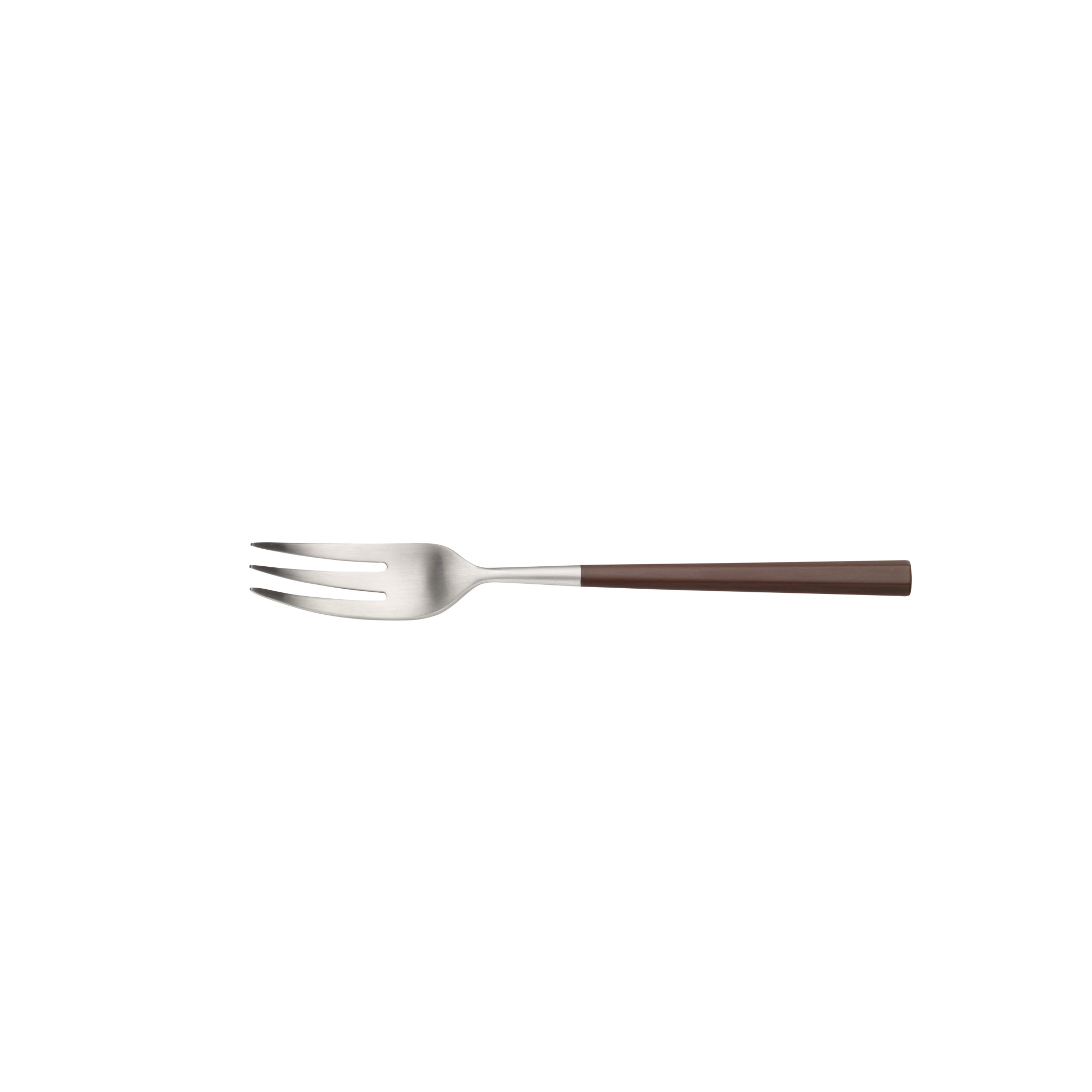 PINTINOX PASTRY FORK HIVE MERLOT - STAIN. STEEL WITH ABS HANDLE