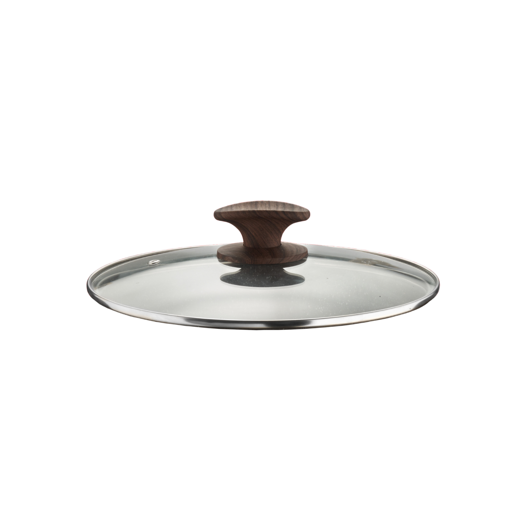 PINTINOX GLASS LID CM 30 WITH RING AND SOFT TOUCH KNOB - CHALET COLLECTION