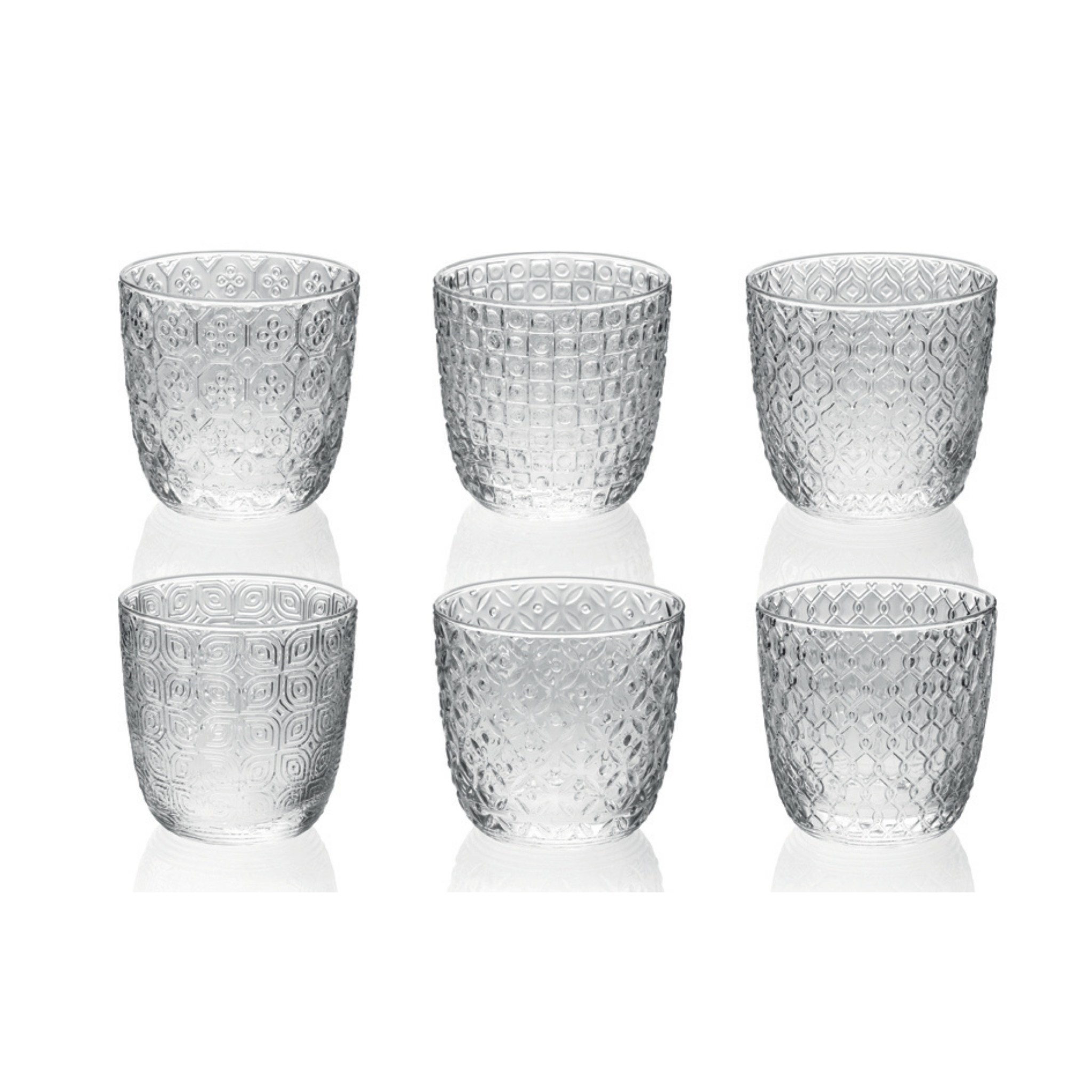 IVV SIXTIES TUMBLERS CLEAR ASSORTED OPTICS CL.31 - 1 pc