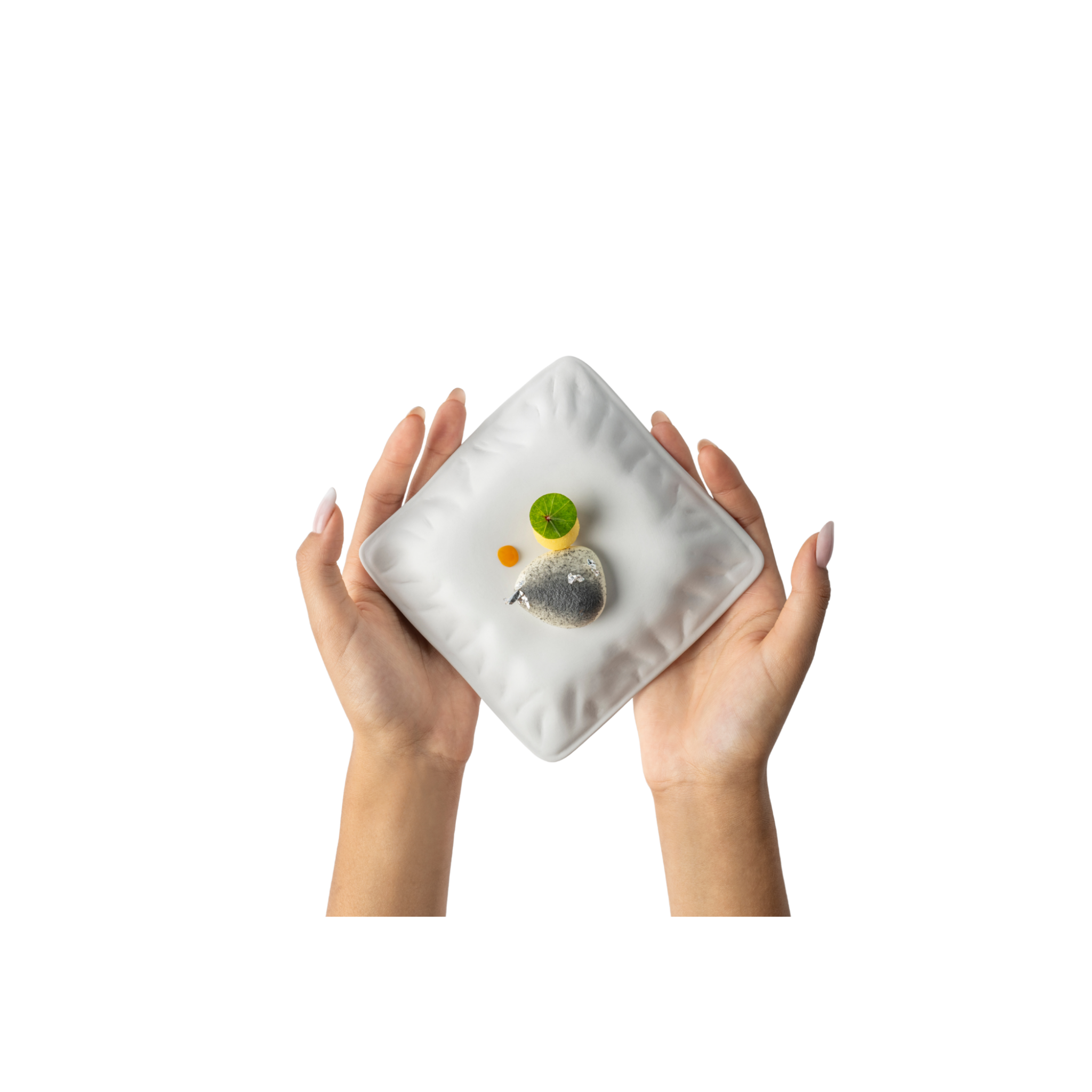 SU MISURA PORCELAIN PILLOW SHAPE PLATE (Handmade)