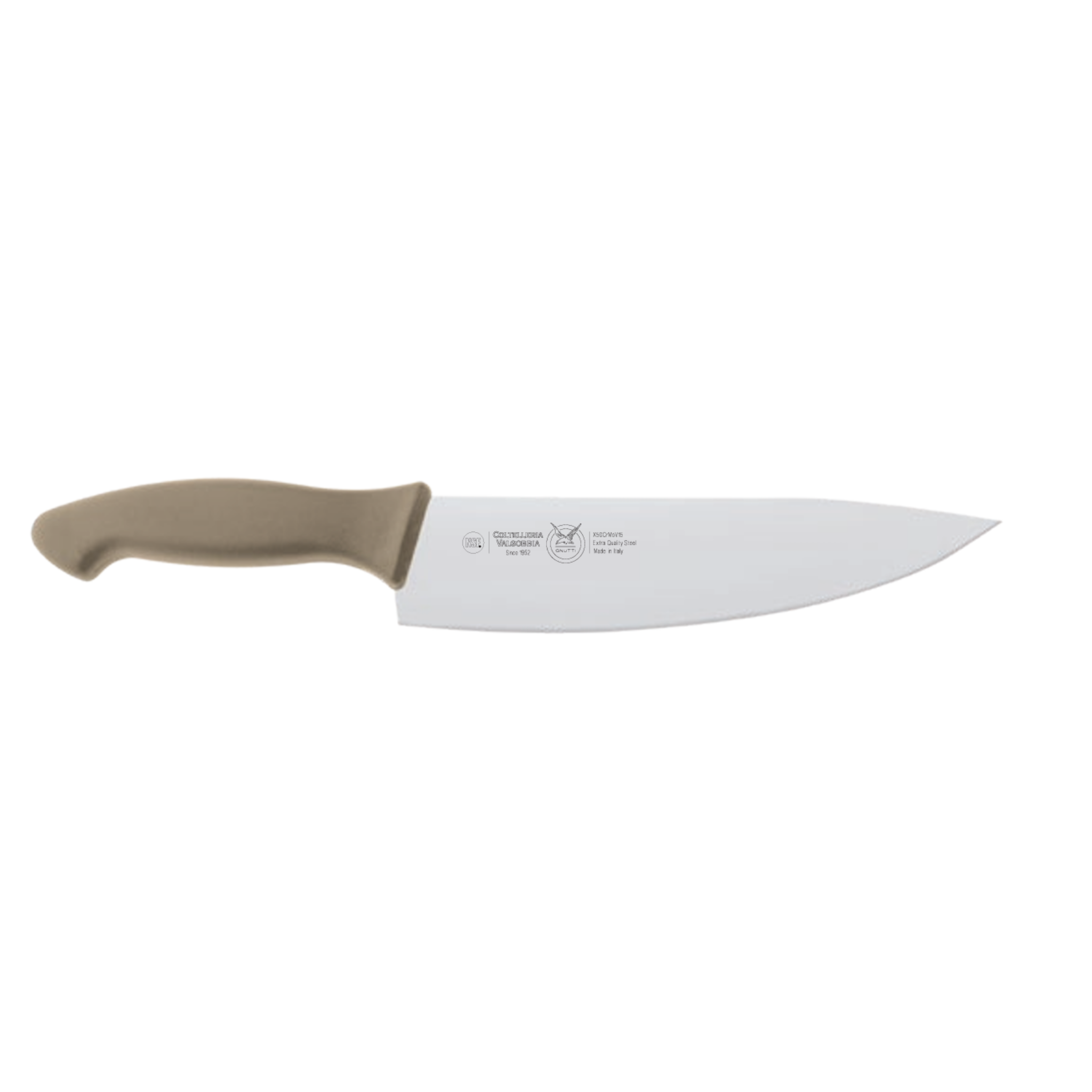 VALGOBBIA COOK KNIFE CM 20 - ABS beige handle