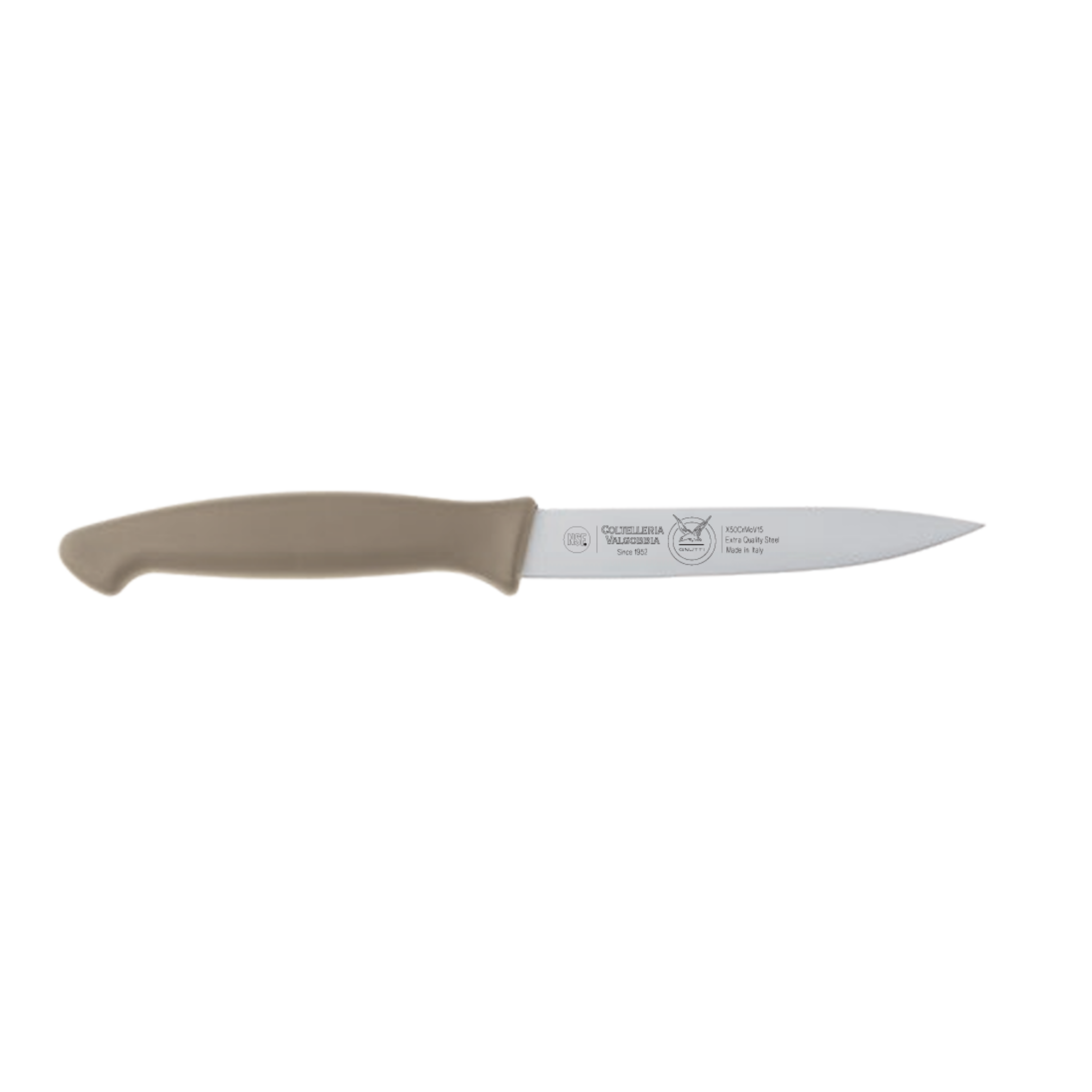 VALGOBBIA PARING KNIFE CM 11 - ABS beige handle