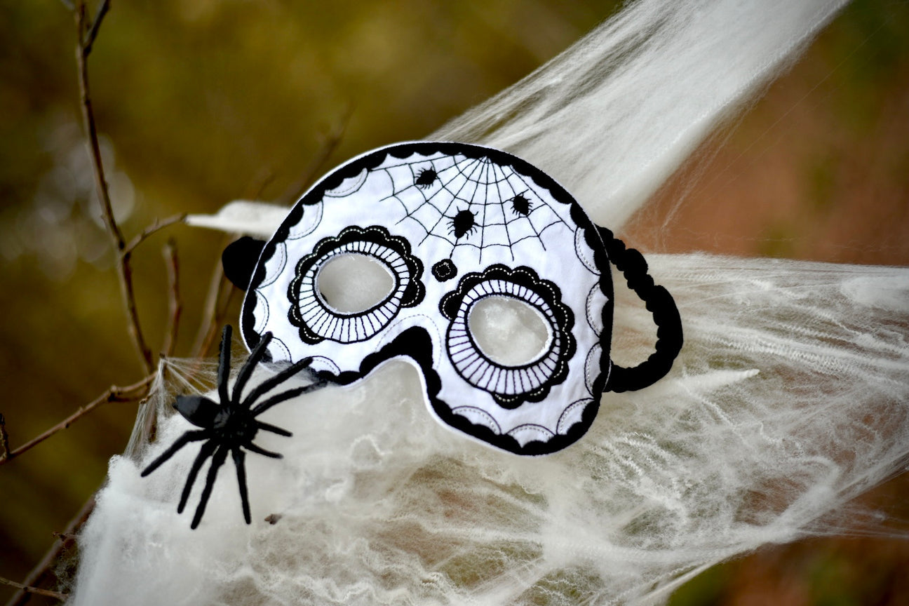 Skull mask "Black Halloween"