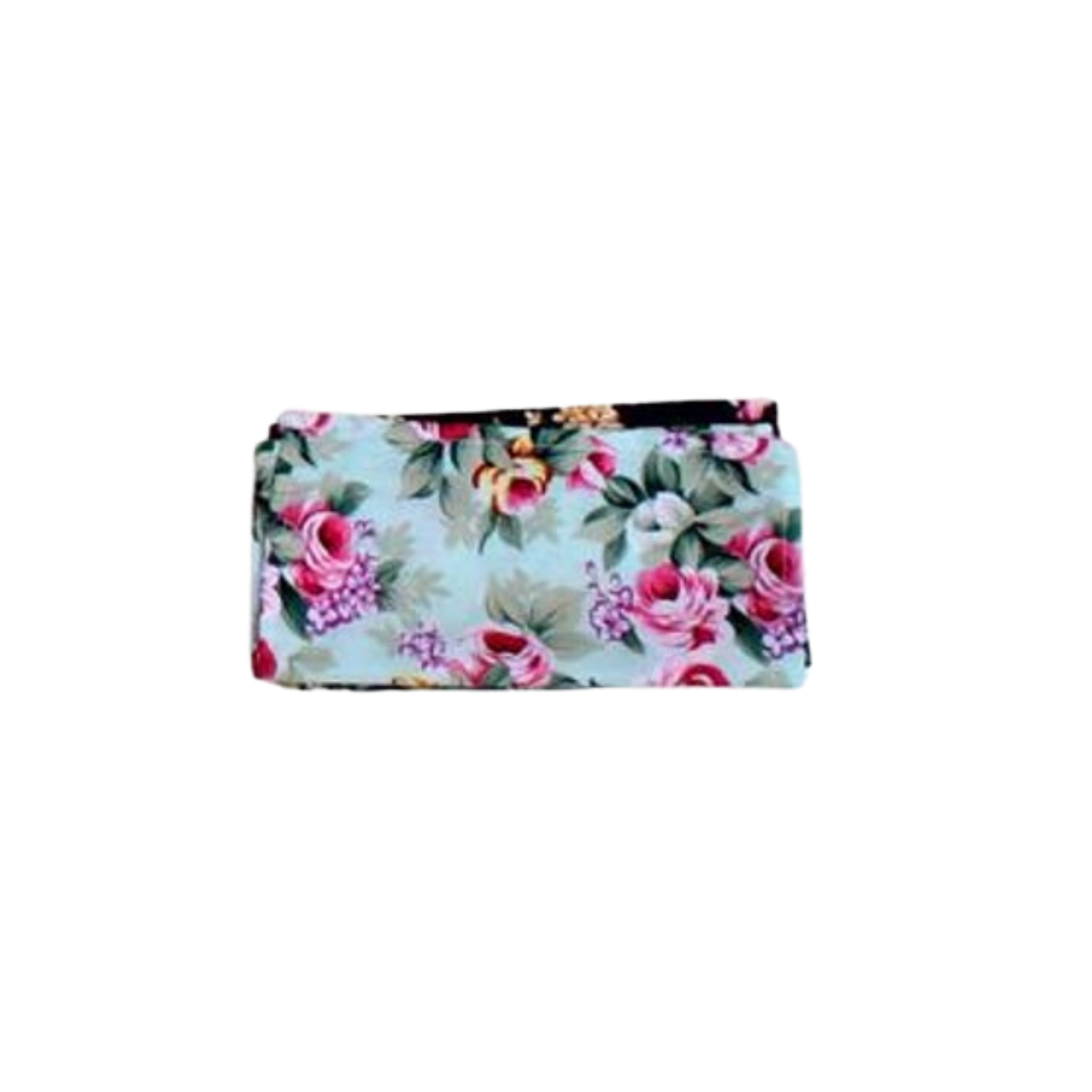 DUBLA COTTON SMALL NAPKIN CM 20x20 FLORAL PRINTING DARK BLUE or TURQUOISE "only available by set of 20 pcs"