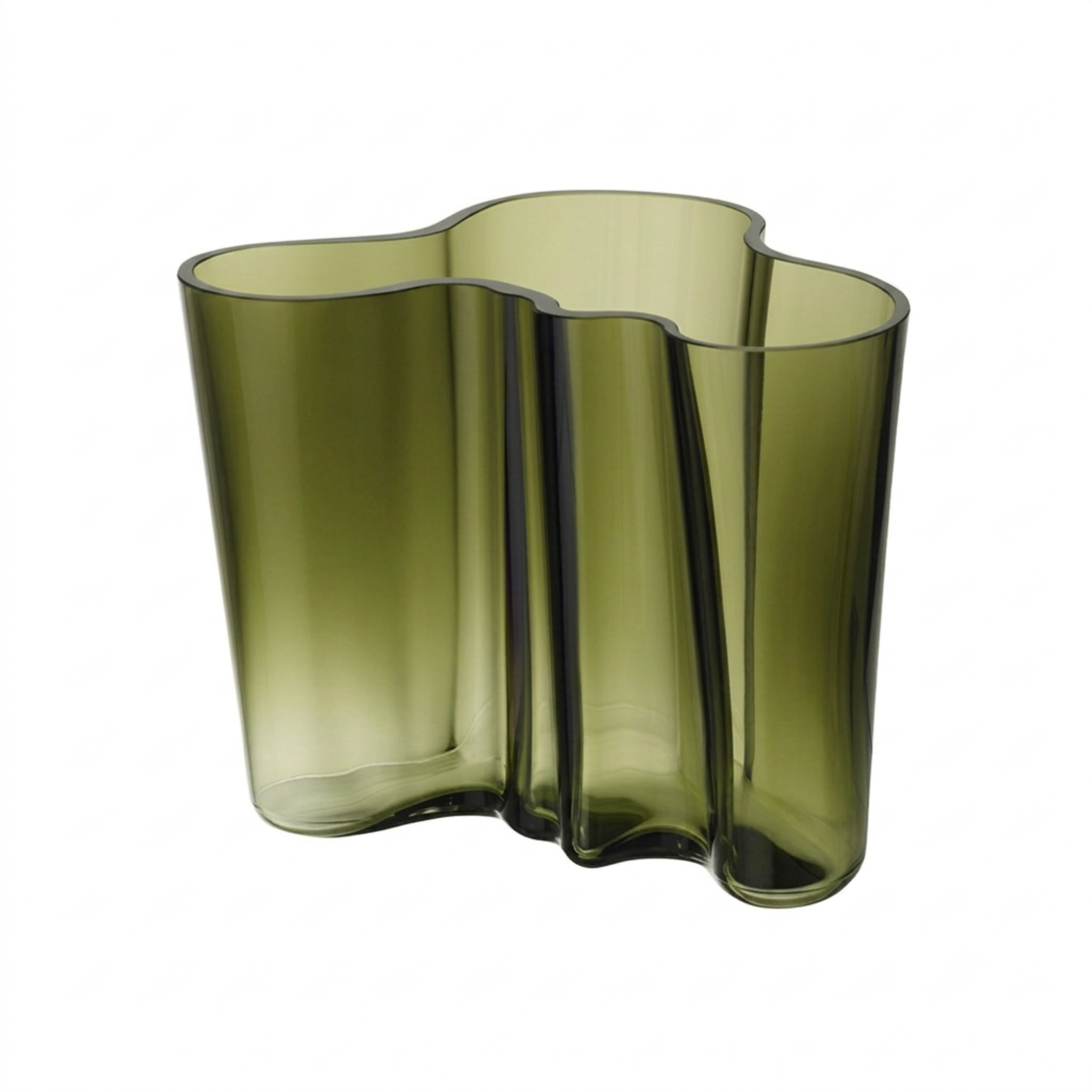IITTALA 1936 ALVAR AALTO DESIGN MOUTH BLOWN VASE