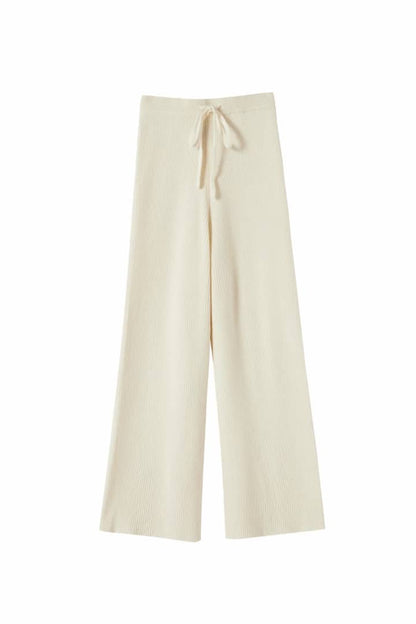 Mongolia 100% Cashmere Wide Leg Trousers