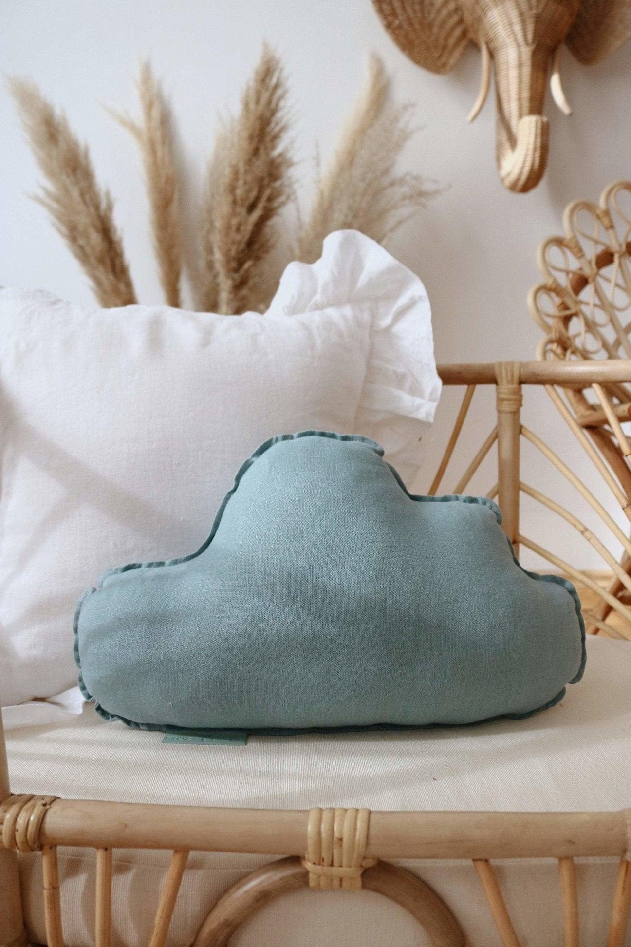 “Eye of the Sea” Linen Cloud Pillow