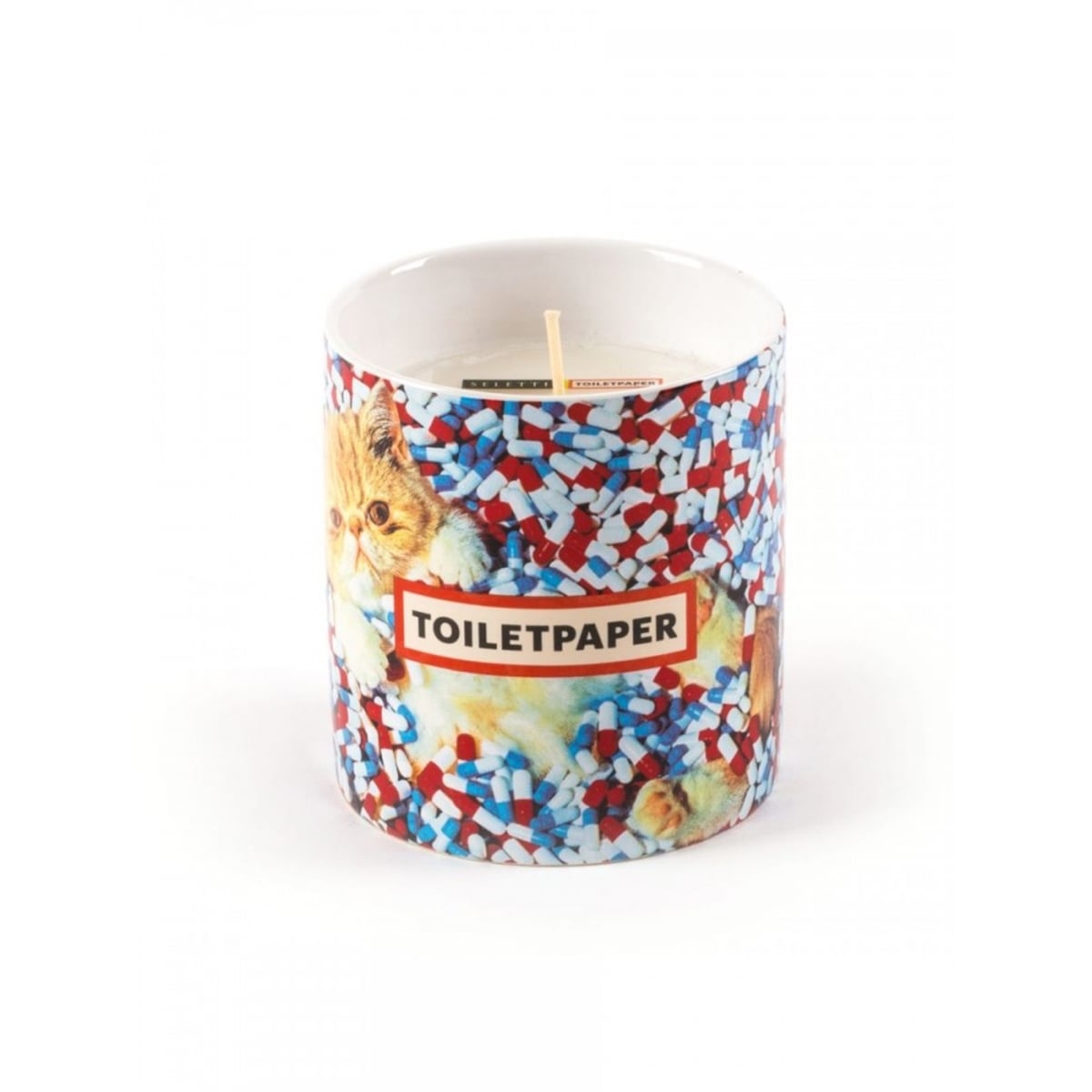 CANDLE IN JAR OF PORCELAIN "TP-PILLS" - ESSENCE OVERDOSE