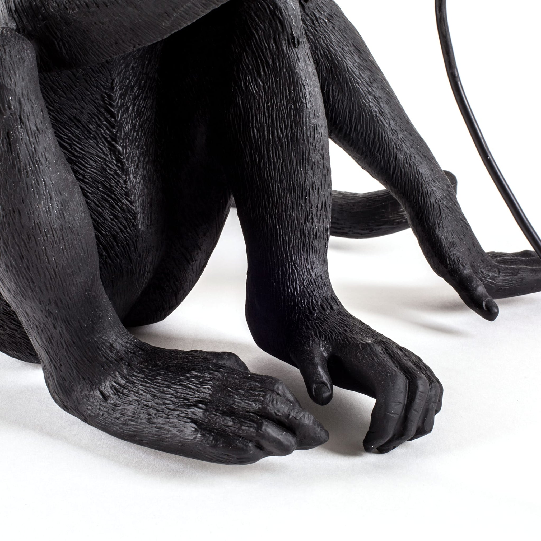 "MONKEY LAMP-OUTDOOR" RESIN LAMP Cm.34x30 h.32 - SITTING - BLACK