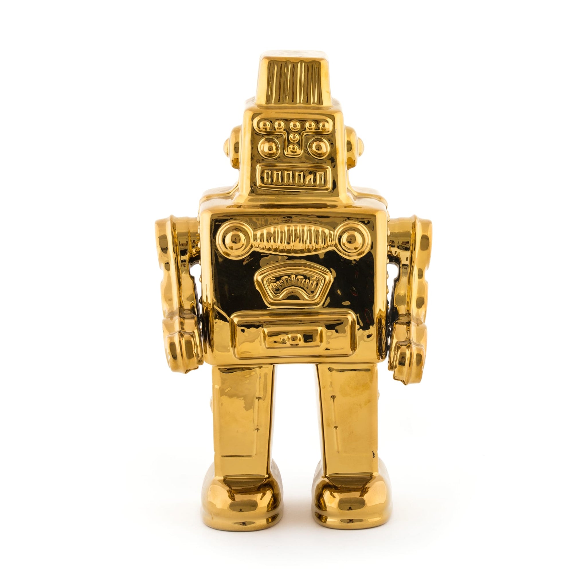 "LIMITED GOLD EDITION" PORCELAIN MY ROBOT Cm.17,4x 12,4x30