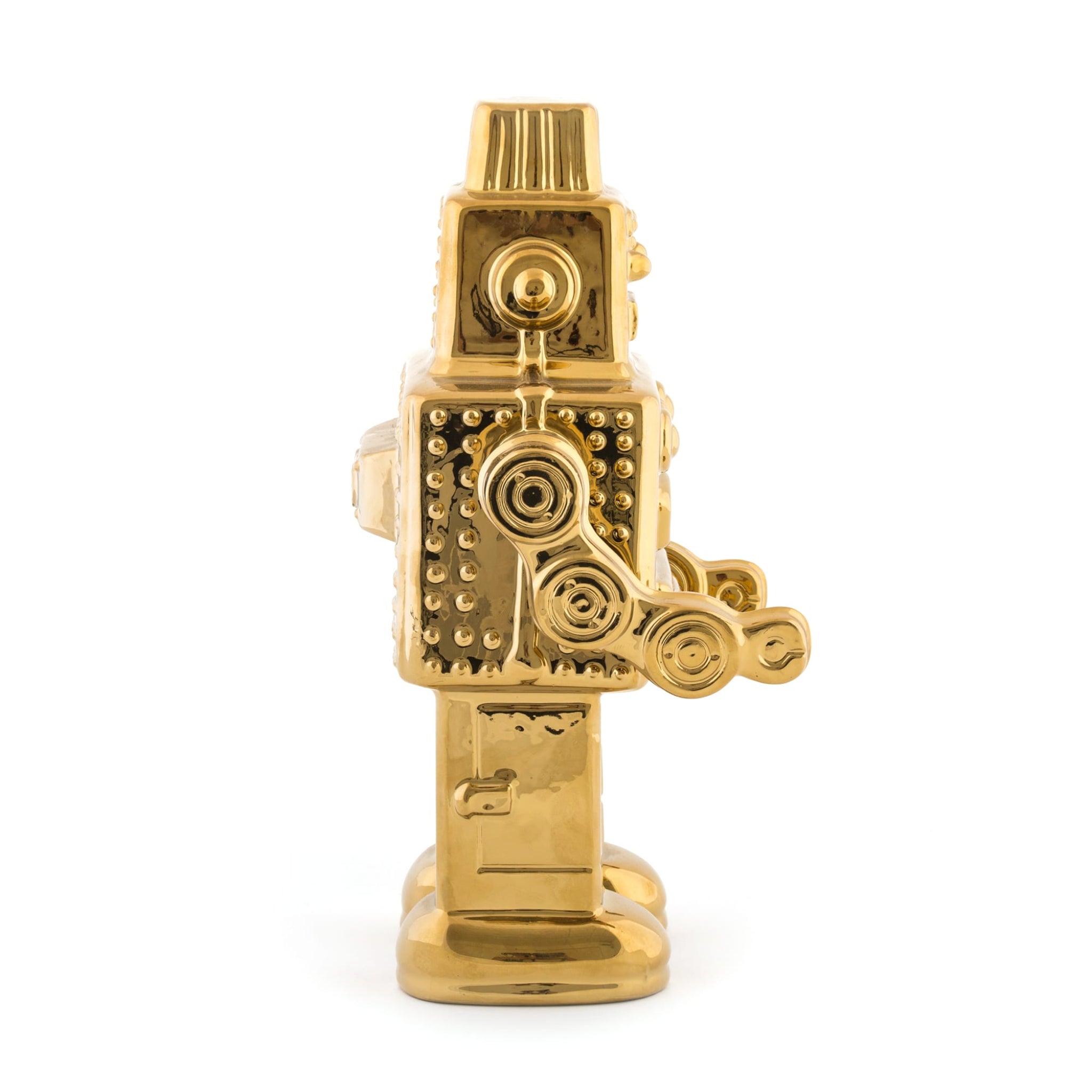 "LIMITED GOLD EDITION" PORCELAIN MY ROBOT Cm.17,4x 12,4x30