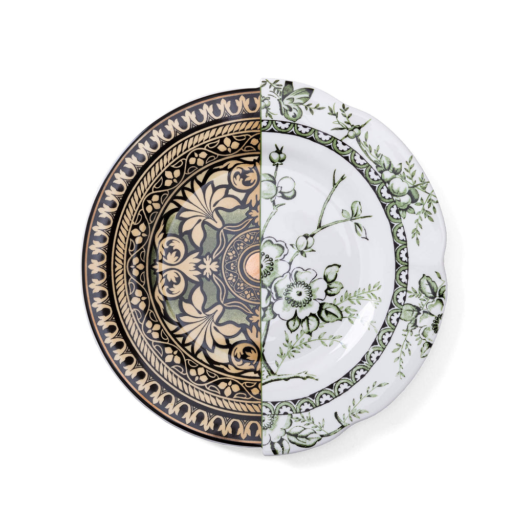 DINNER PLATE IN  PORCELAIN "HYBRID-LOTHAL" ø Cm.27,5 H.2,3