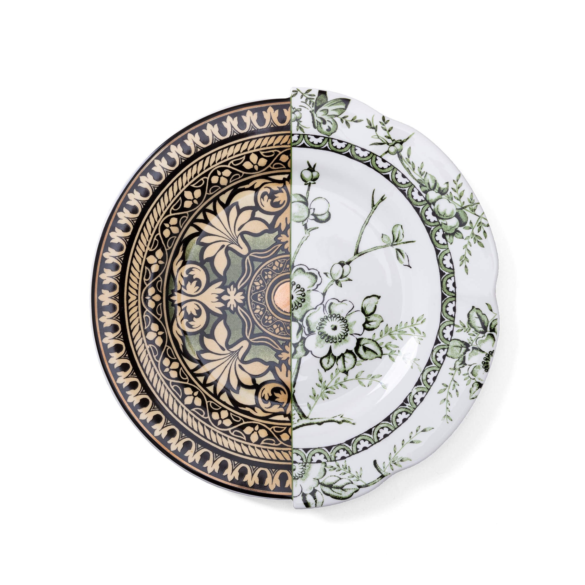 DINNER PLATE IN  PORCELAIN "HYBRID-LOTHAL" ø Cm.27,5 H.2,3