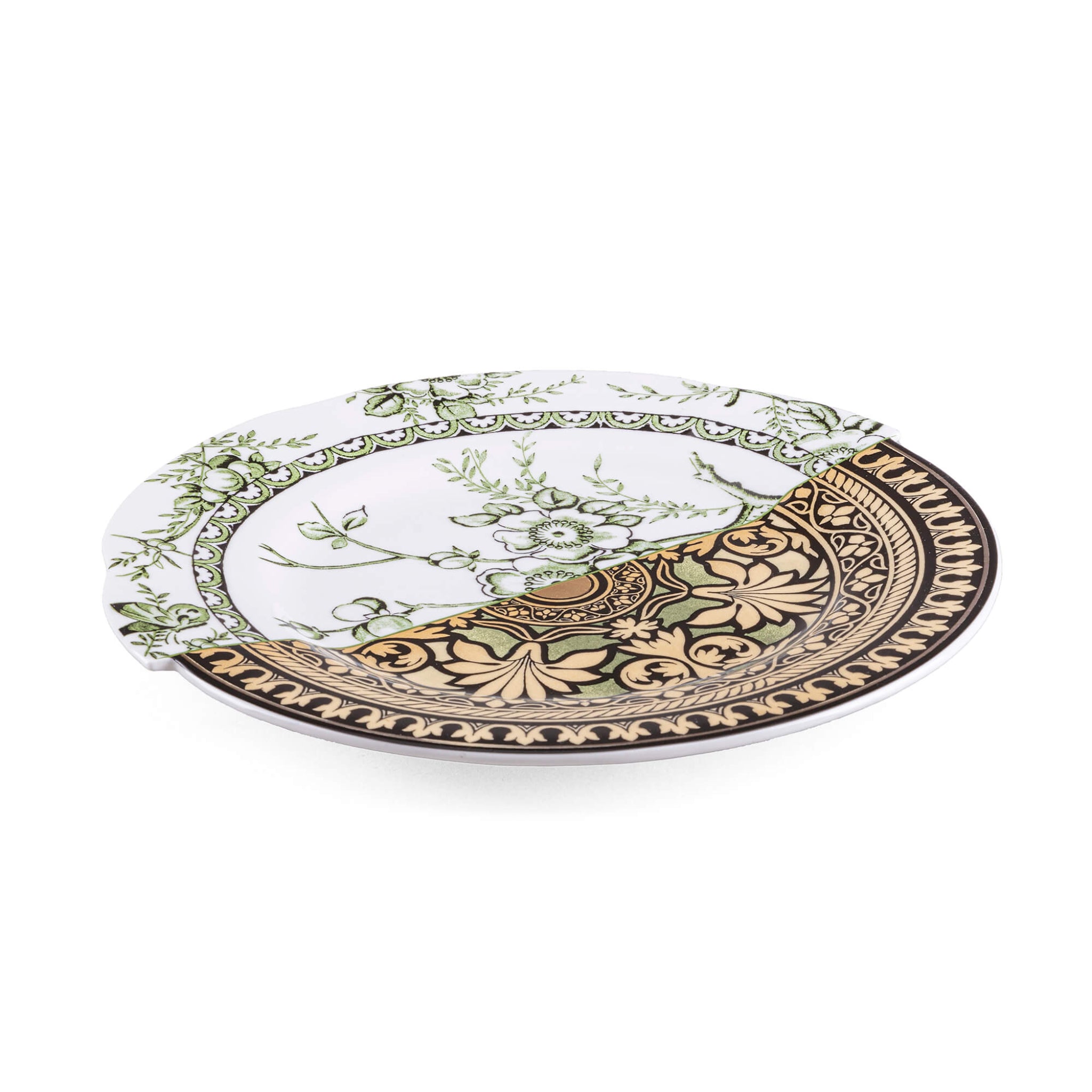 DINNER PLATE IN  PORCELAIN "HYBRID-LOTHAL" ø Cm.27,5 H.2,3