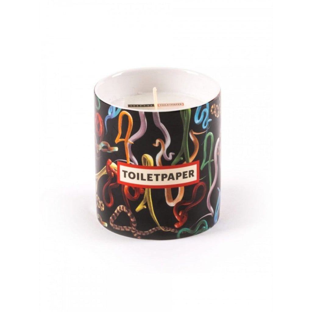 CANDLE IN JAR OF PORCELAIN "TP-SNAKES" - ESSENCE TROPICAL HAZE