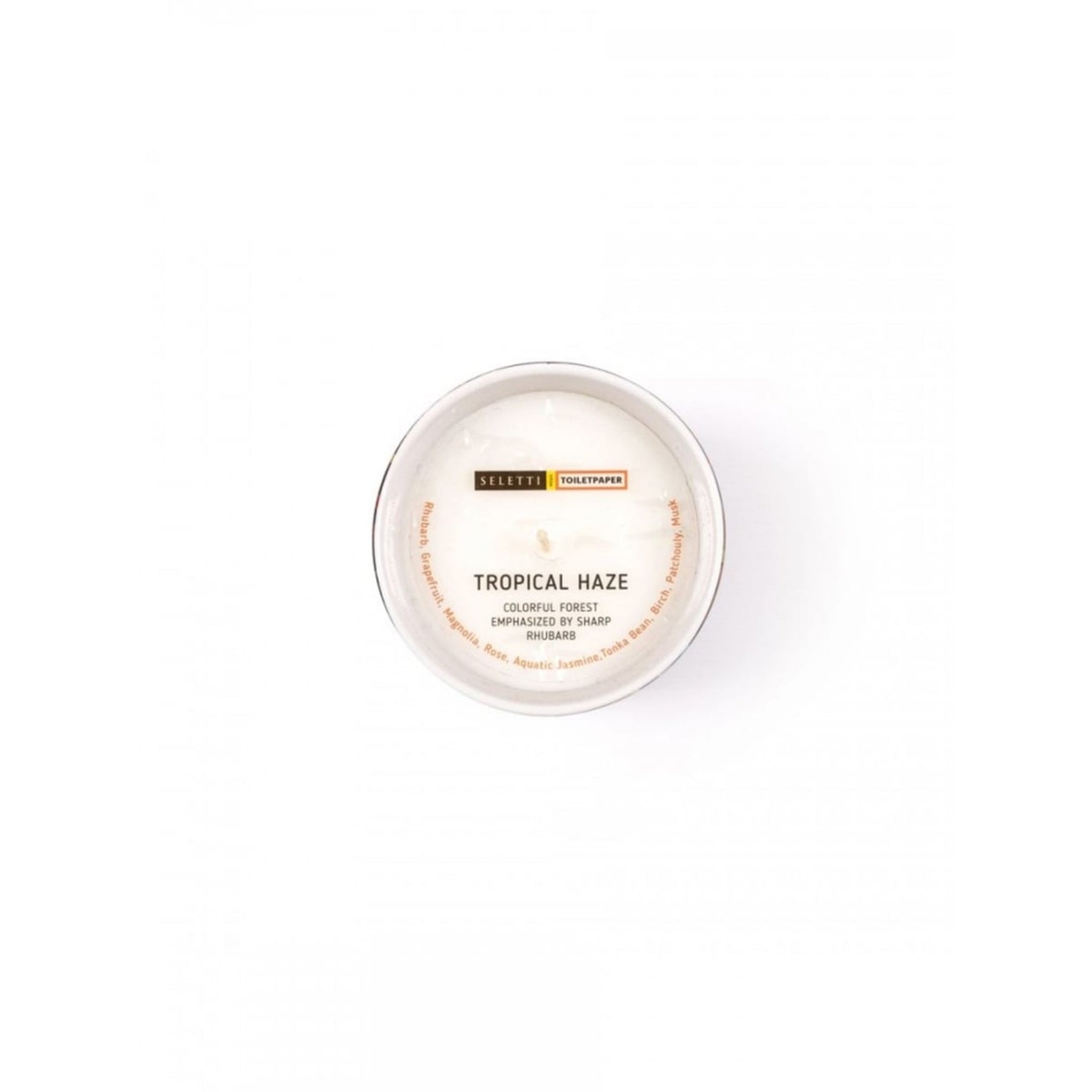 CANDLE IN JAR OF PORCELAIN "TP-SNAKES" - ESSENCE TROPICAL HAZE