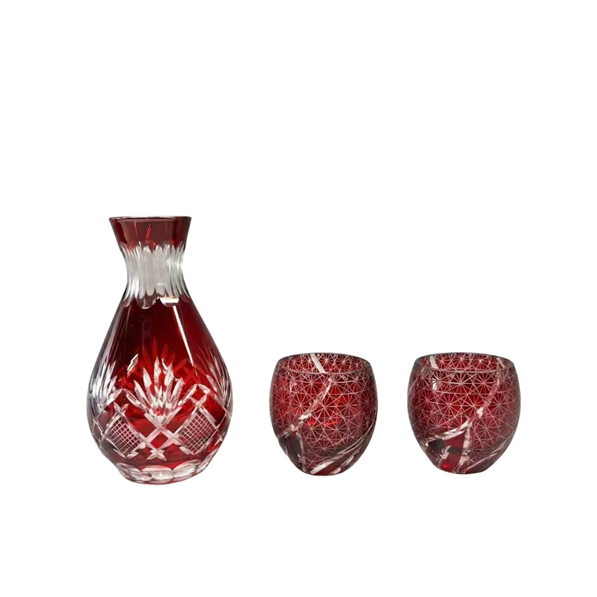 Japanese SAKE SET WITH 2 CUPS AND 1 CARAFE