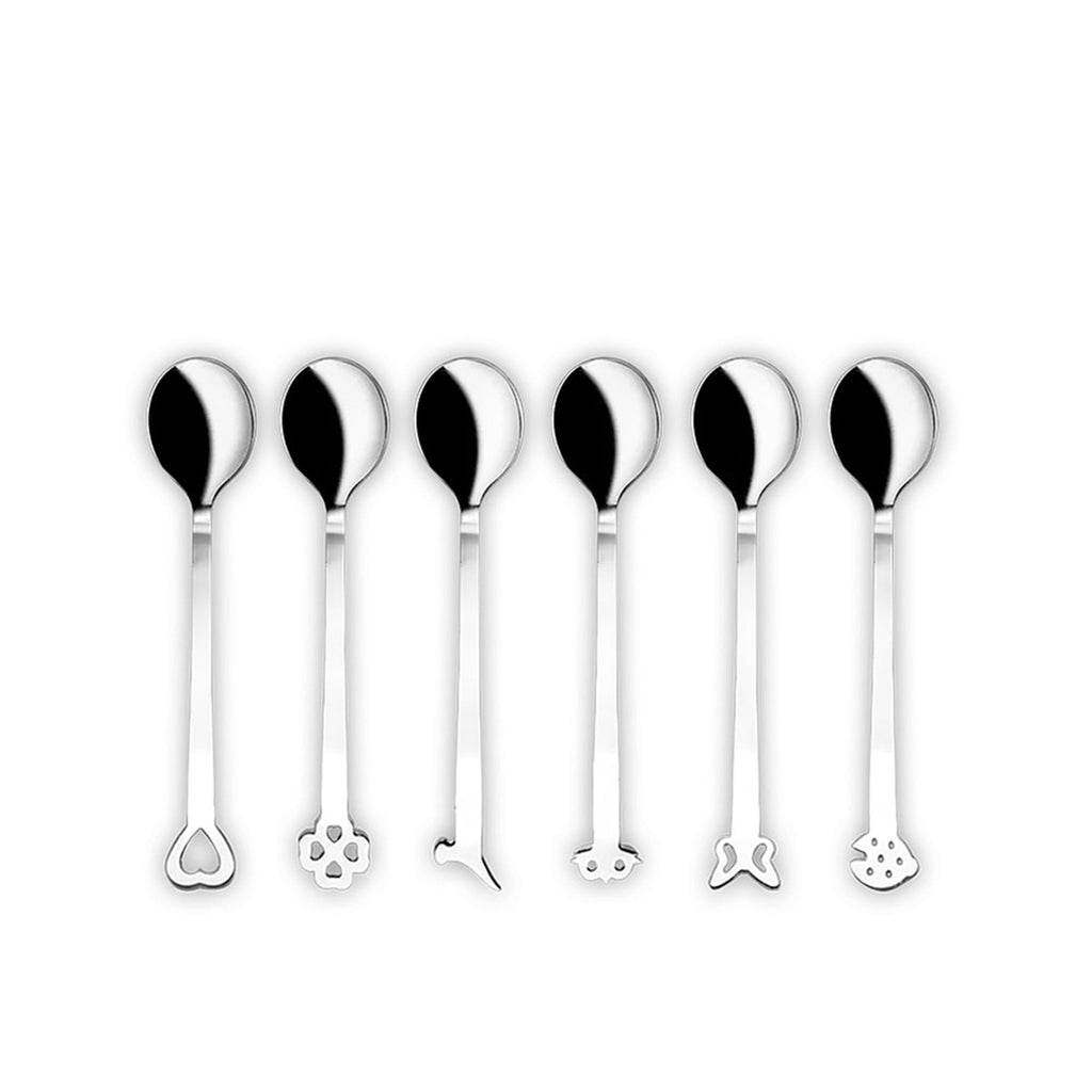 MEPRA "EVENTO" COLLECTION GIFT BOX OF 6 PCS STAIN.STEEL MOKA SPOON