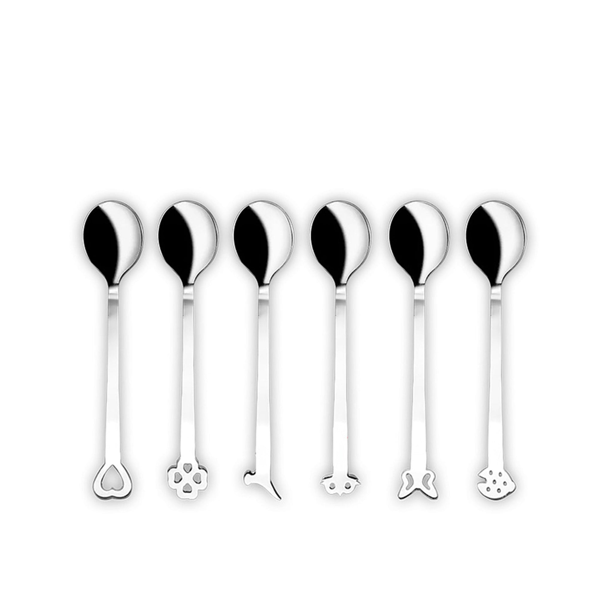 MEPRA "EVENTO" COLLECTION GIFT BOX OF 6 PCS STAIN.STEEL MOKA SPOON