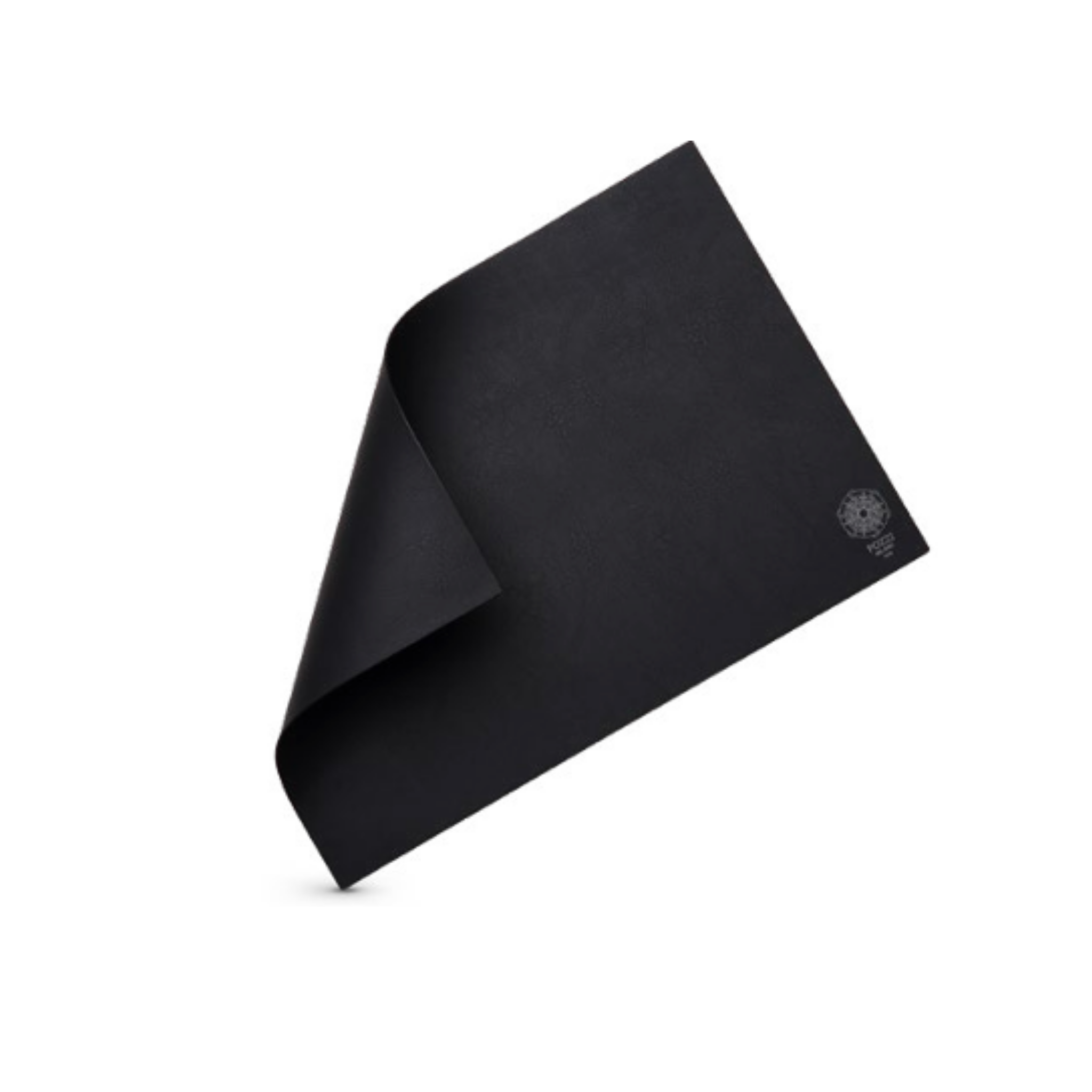 POZZI MILANO Set of 2 placemats in PU leather in gift box BLACK
