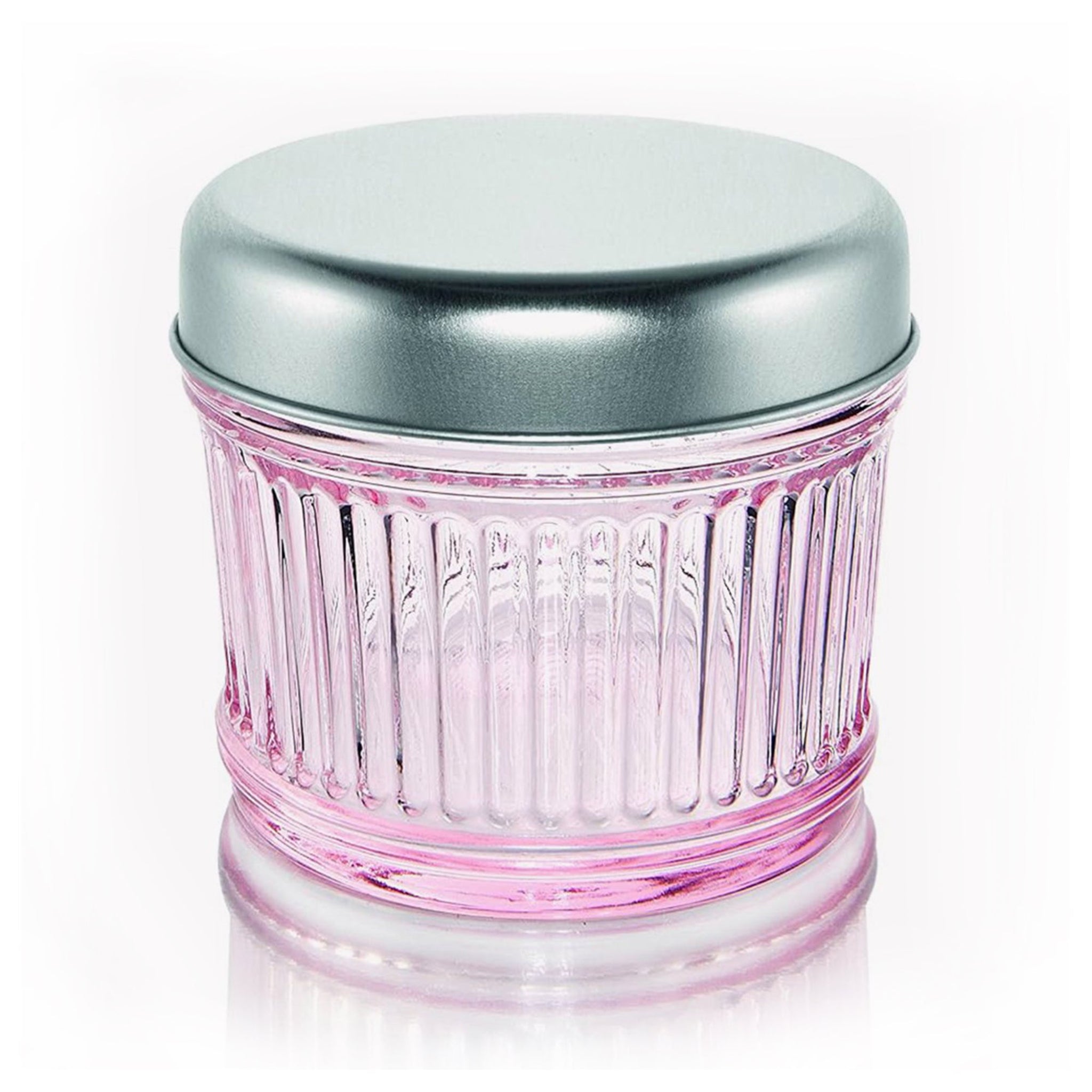 IVV "CHIC" COLLECTION GLASS JAR WITH TIN LID