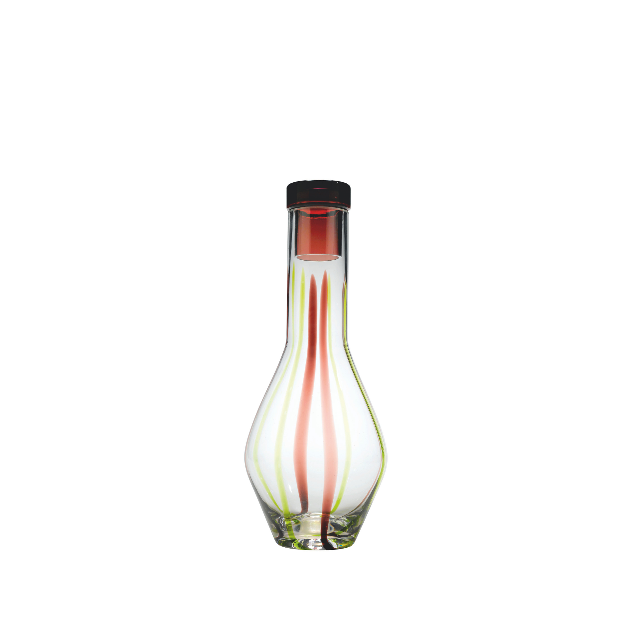 ZAFFERANO TIRACHE BOTTLE LT. 1.2 - GREEN / AMETHYST (hand made)