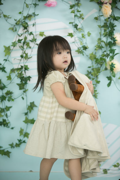 100% Organic Cotton Princess Sleeve Dress