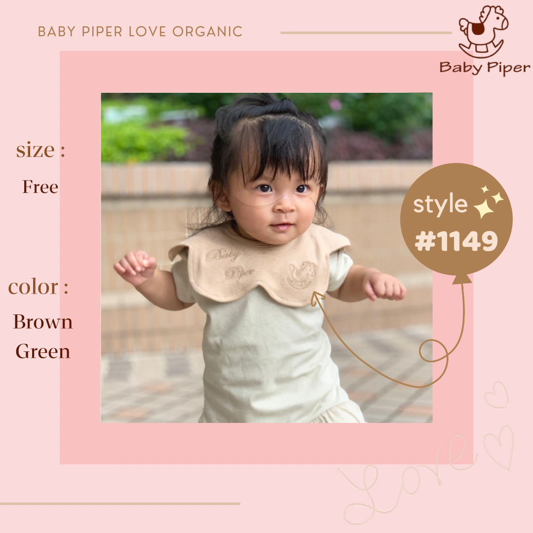 100% Organic Cotton Bib